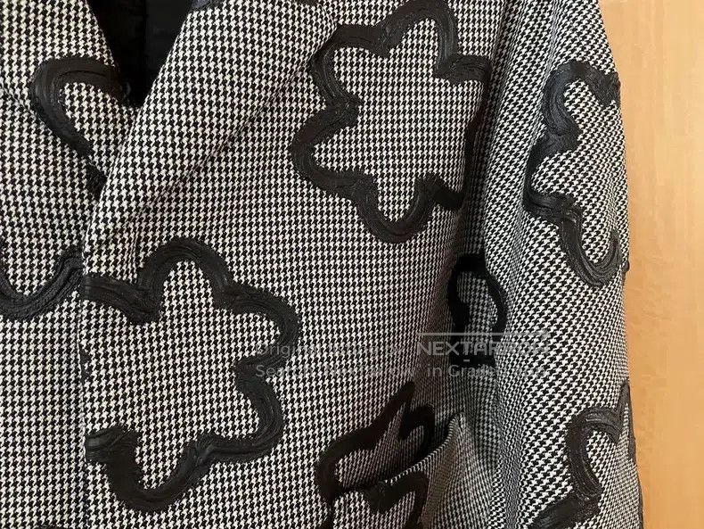 Comme des Garcons Comme Des Garcons Black Retro Houndstooth Two-Tone Top Size S / US 4 / IT 40 - 5 Thumbnail