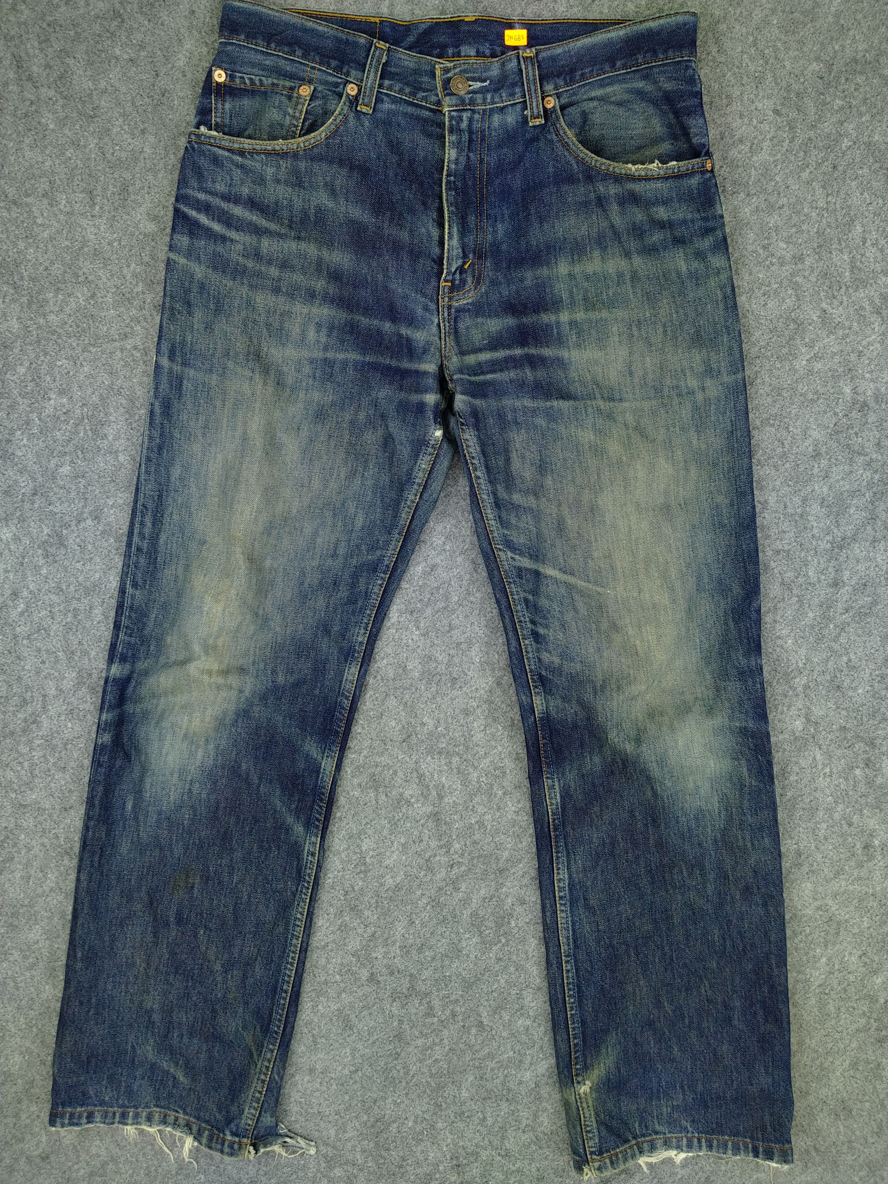 Levi's 90s Dirty Blue Vintage Levi's 506 Denim 33 x 30.5 -JN685 Size US 33 - 1 Thumbnail