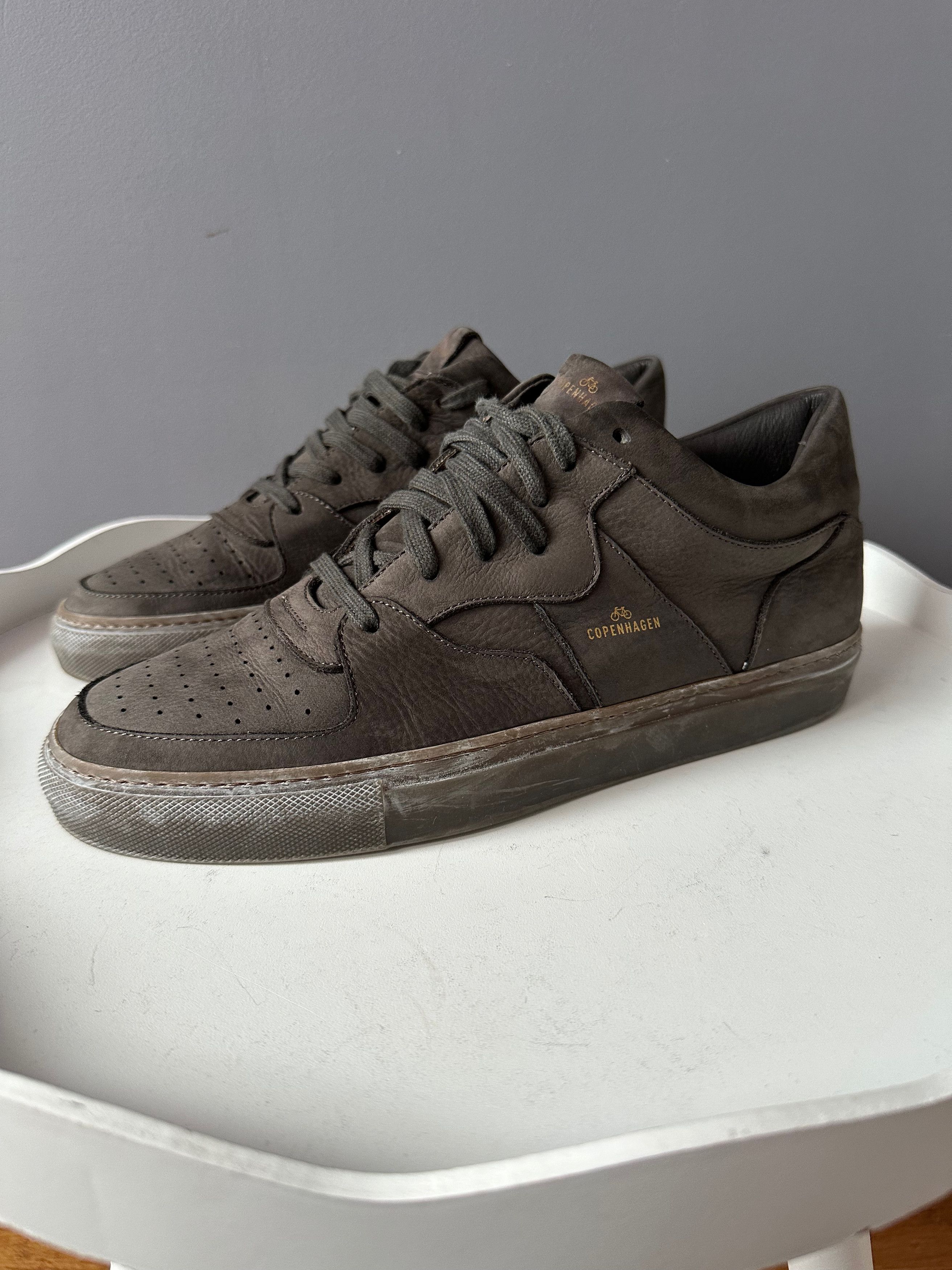 COPENHAGEN STUDIOS Copenhagen Brown Leather Sneakers Nubuck Size US 9 / EU 42 - 1 Thumbnail