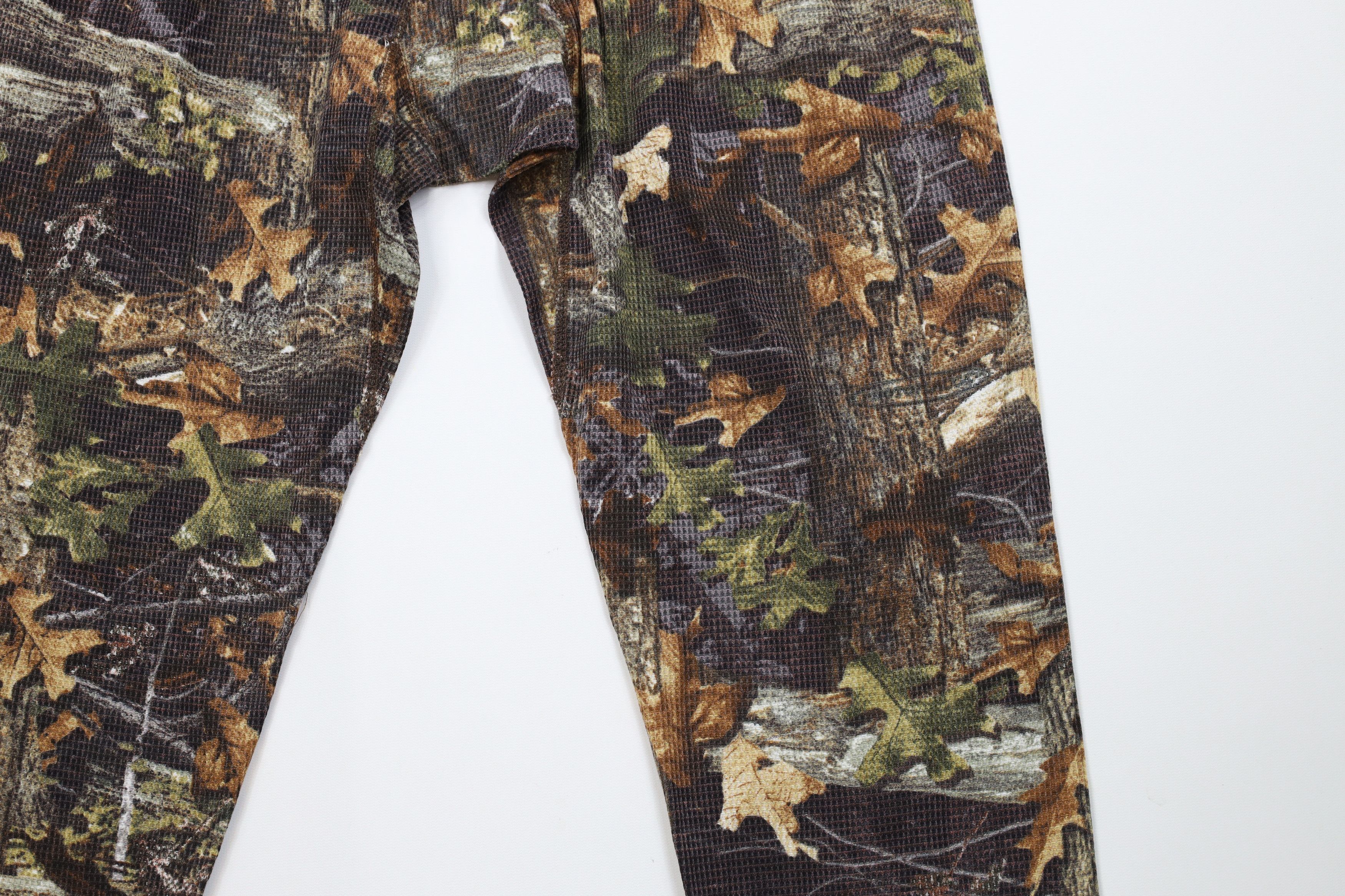 Vintage Vintage 90s Y2K Streetwear Camouflage Thermal Waffle Joggers Size US 38 / EU 54 - 9 Thumbnail