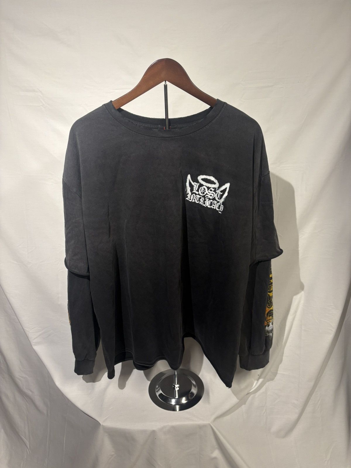 LOST INTRICACY Lost Intricacy NY Designer “Empire Flame” Long Sleeve Shirt Size US XXL / EU 58 / 5 - 1 Thumbnail