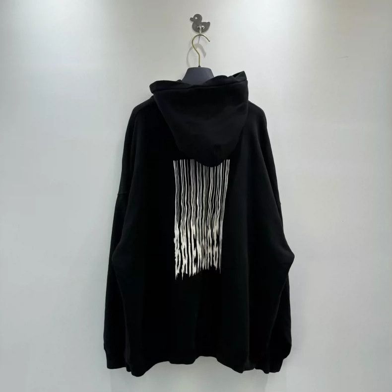 Balenciaga Balenciaga Colorblock Fringed Print Logo Hoodie Hoodie Size US S / EU 44-46 / 1 - 4 Thumbnail