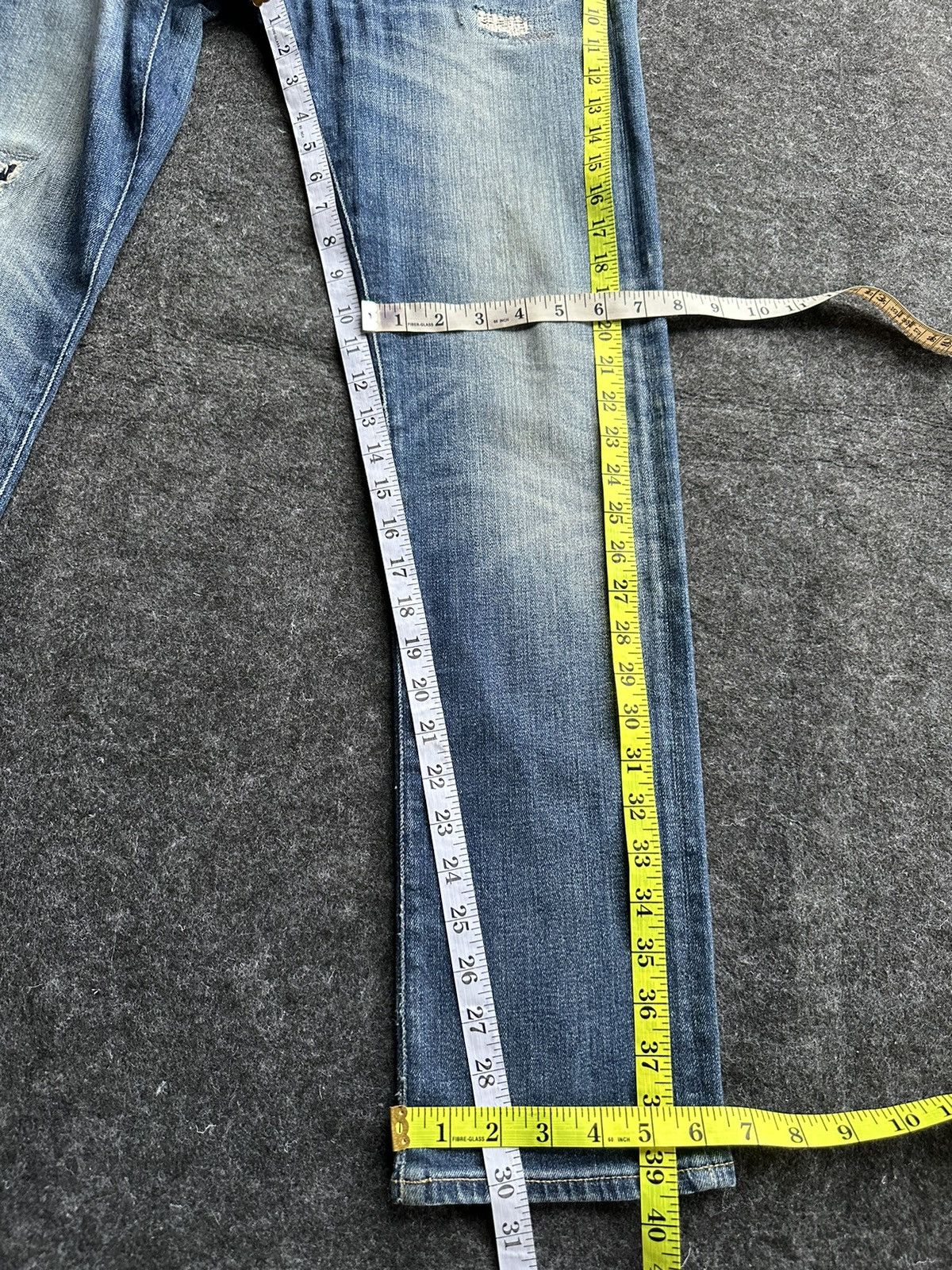 Polo Ralph Lauren Vintage Polo Ralph Lauren Slim Fit Denim 28x30 D415 Size US 28 / EU 44 - 11 Thumbnail