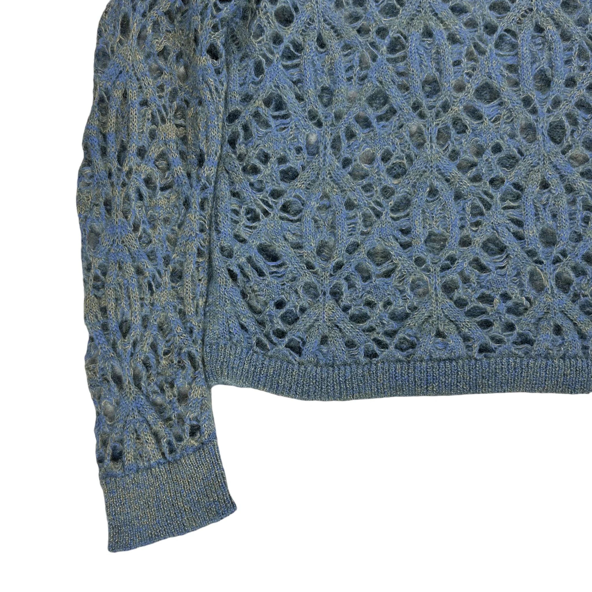 新品 定価86900円 ナマチェコ 22ss ローゲージ 柄編み ニット namacheko（ナマチェコ） 21aw mieze モヘアニット セーター