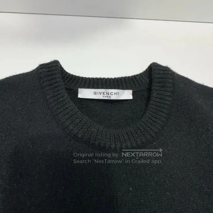Givenchy Givenchy Men's Striped Band Crewneck Knit Sweater. Size US L / EU 52-54 / 3 - 5 Thumbnail