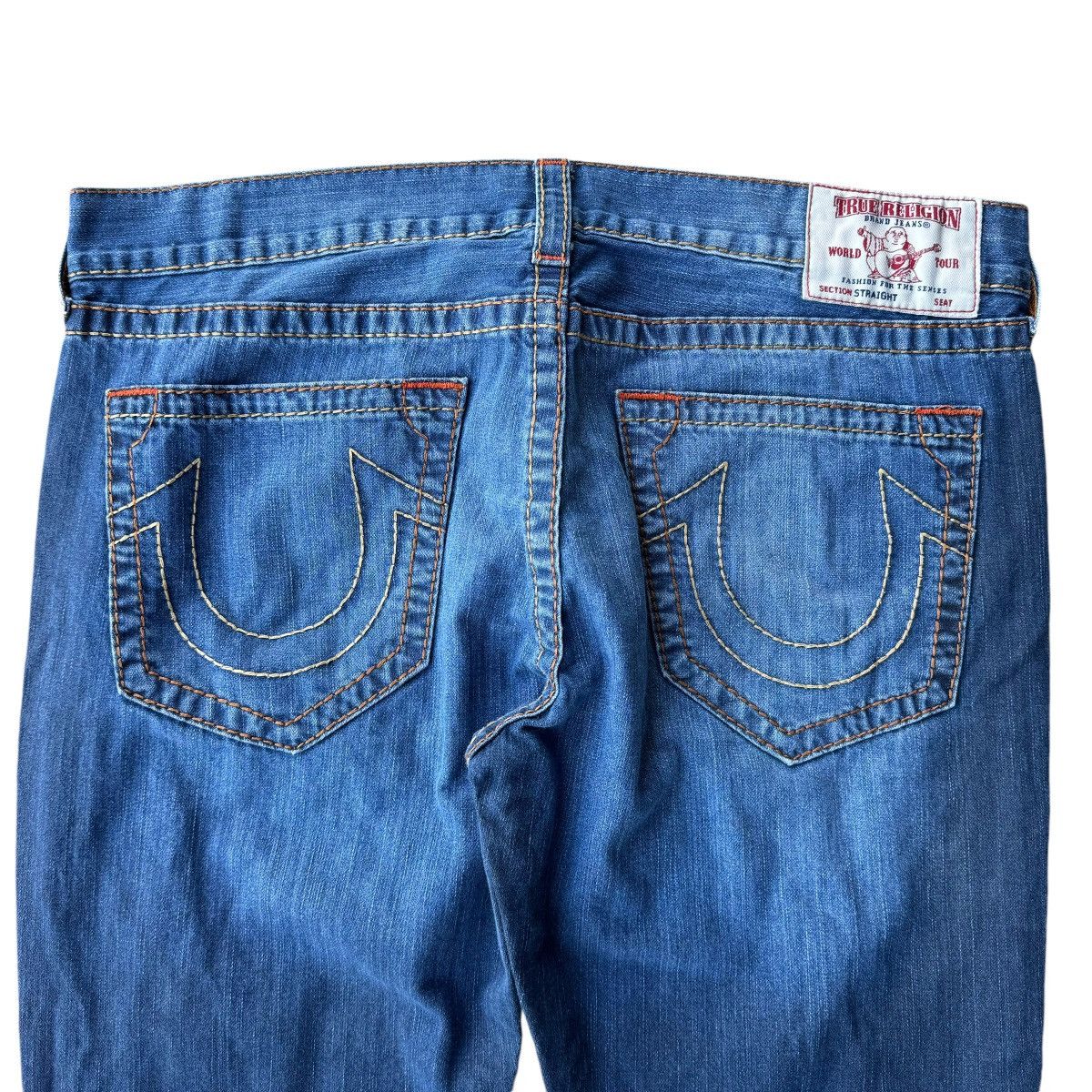 True Religion × Vintage TRUE RELIGION RICKY BIG T STRAIGHT JEANS DENIM VINTAGE Size US 38 / EU 54 - 2 Thumbnail