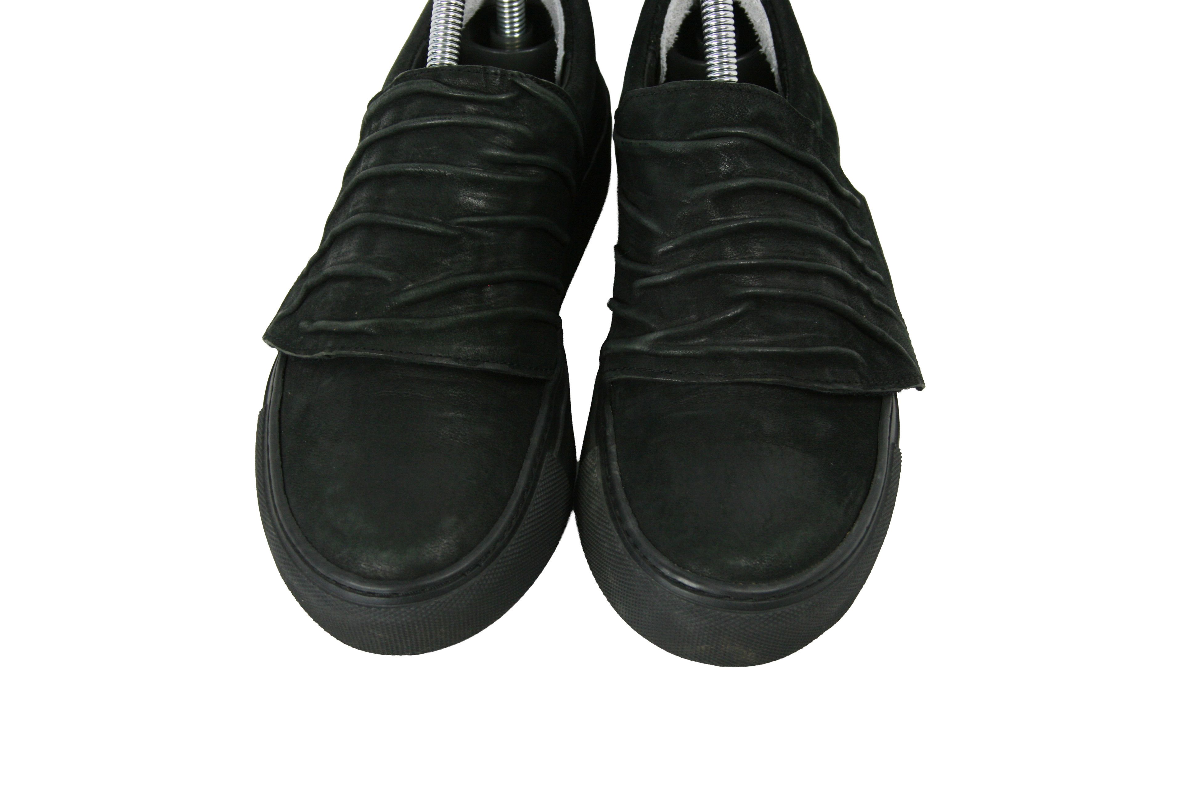 The Last Conspiracy Avant Garde Horse Leather Crinkle Straps Low Sneakers Size US 8 / IT 38 - 5 Thumbnail