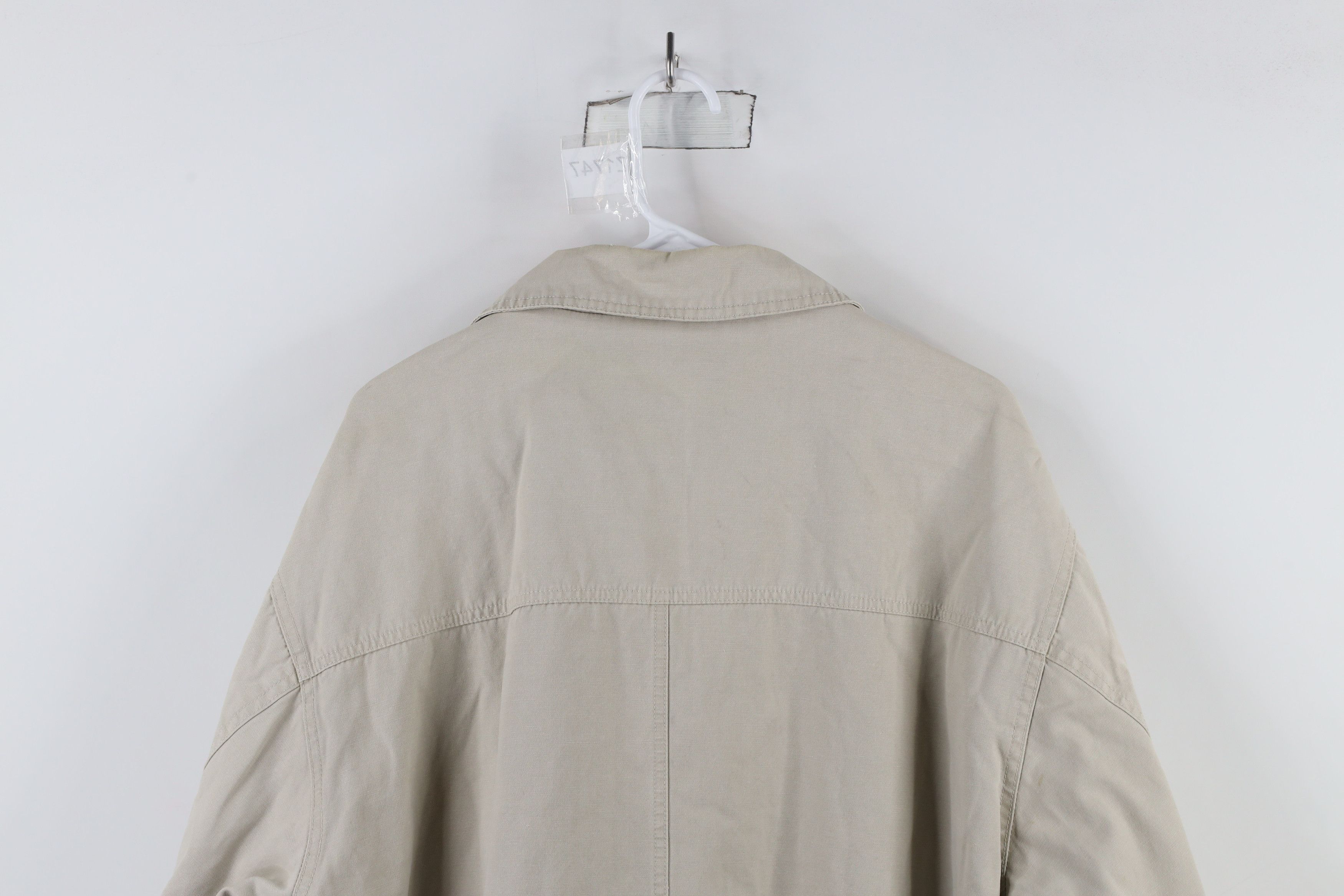 Eddie Bauer × Vintage Vintage Eddie Bauer Heavyweight Lined Full Zip Jacket Beige Size US L / EU 52-54 / 3 - 17 Thumbnail