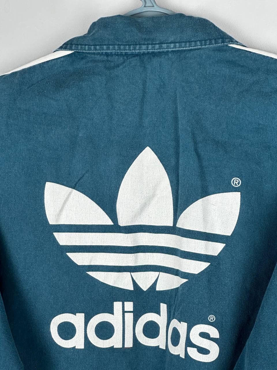 Adidas Rare Retro 90’s Adidas Vintage Cotton Anorak Jacket Size US L / EU 52-54 / 3 - 11 Thumbnail