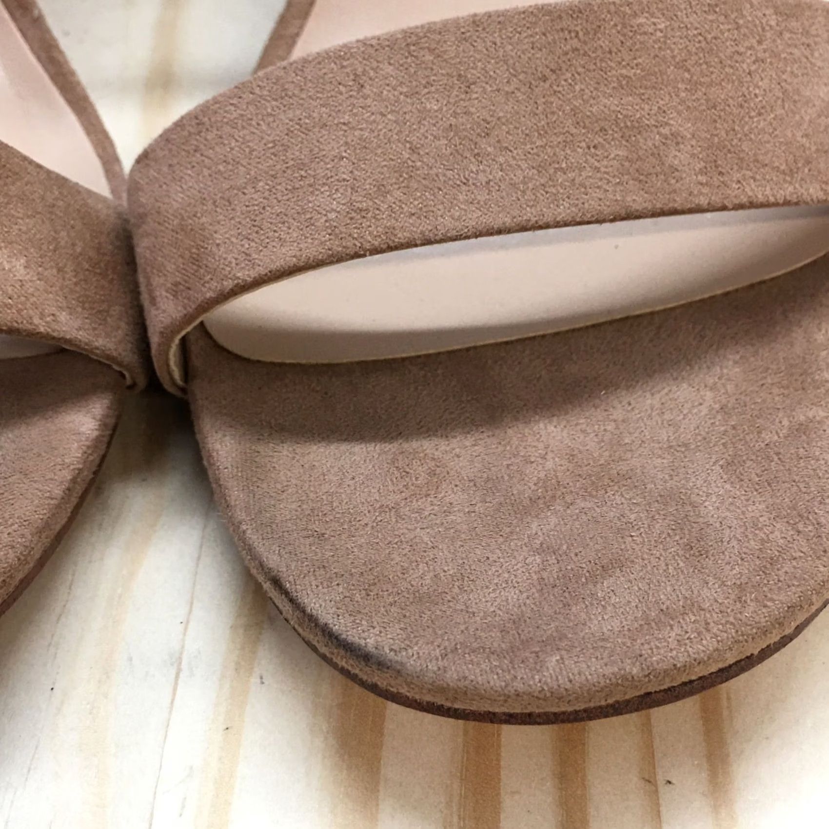 Vintage A New Day Sandals Women 10 Ankle Strap Brown Open Toe Heeled Buckle Casual Size US 10 / IT 40 - 6 Thumbnail