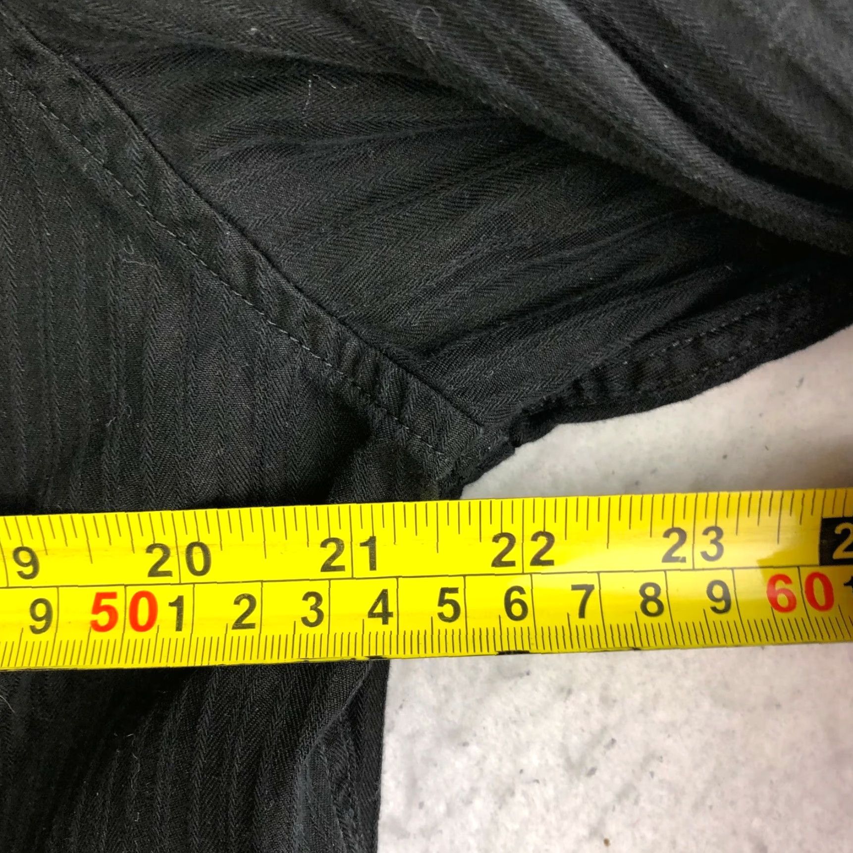 Apt. 9 Apt.9 Shirt Men's Large Black Long Sleeve Spread Collar Button-Up Pocketed Cotton 80's Vintage? Size US L / EU 52-54 / 3 - 4 Thumbnail