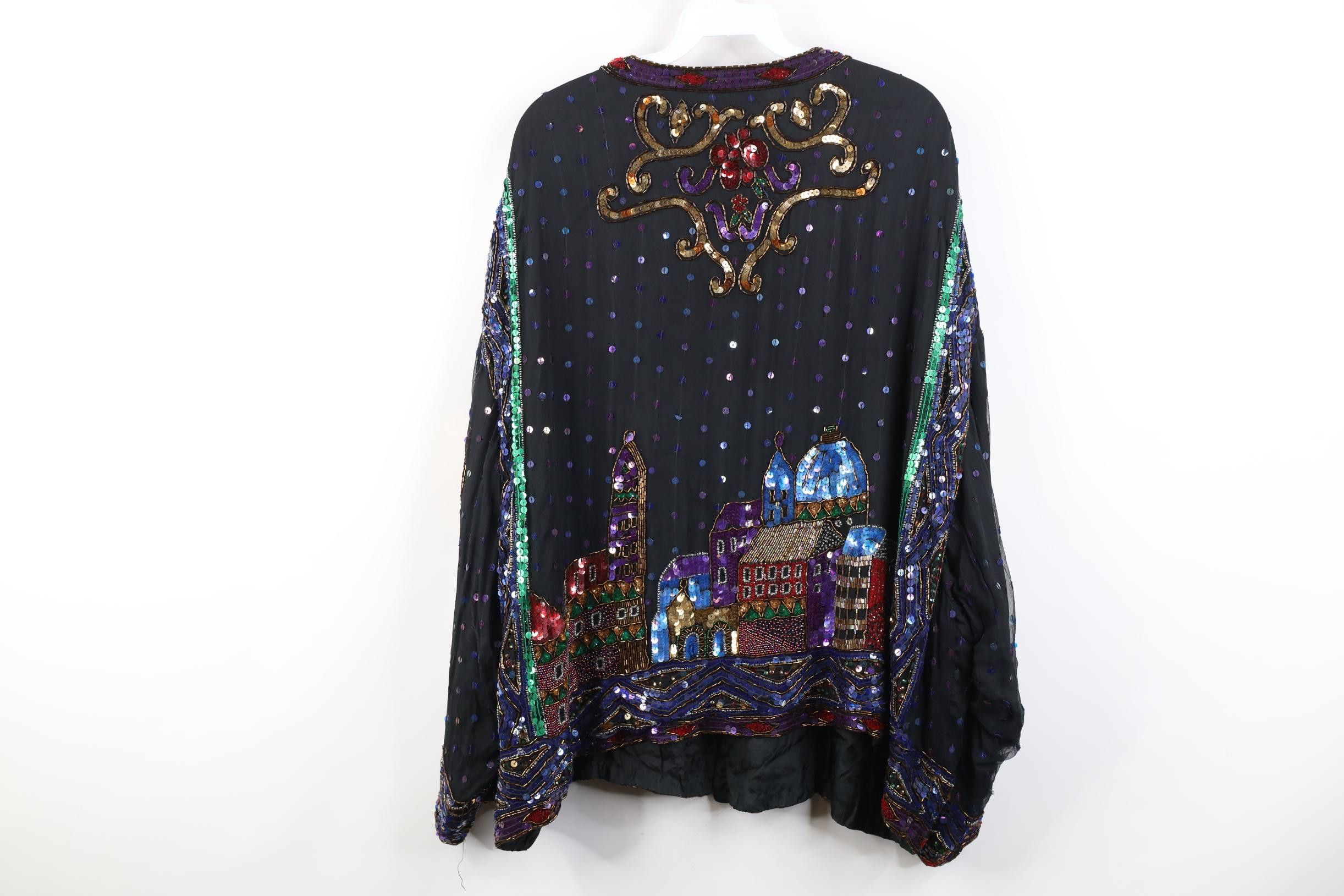 Vintage Vintage 80s 90s Together Arabian Nights Evening Jacket Glam Size 3XL / US 20-22 - 19 Thumbnail