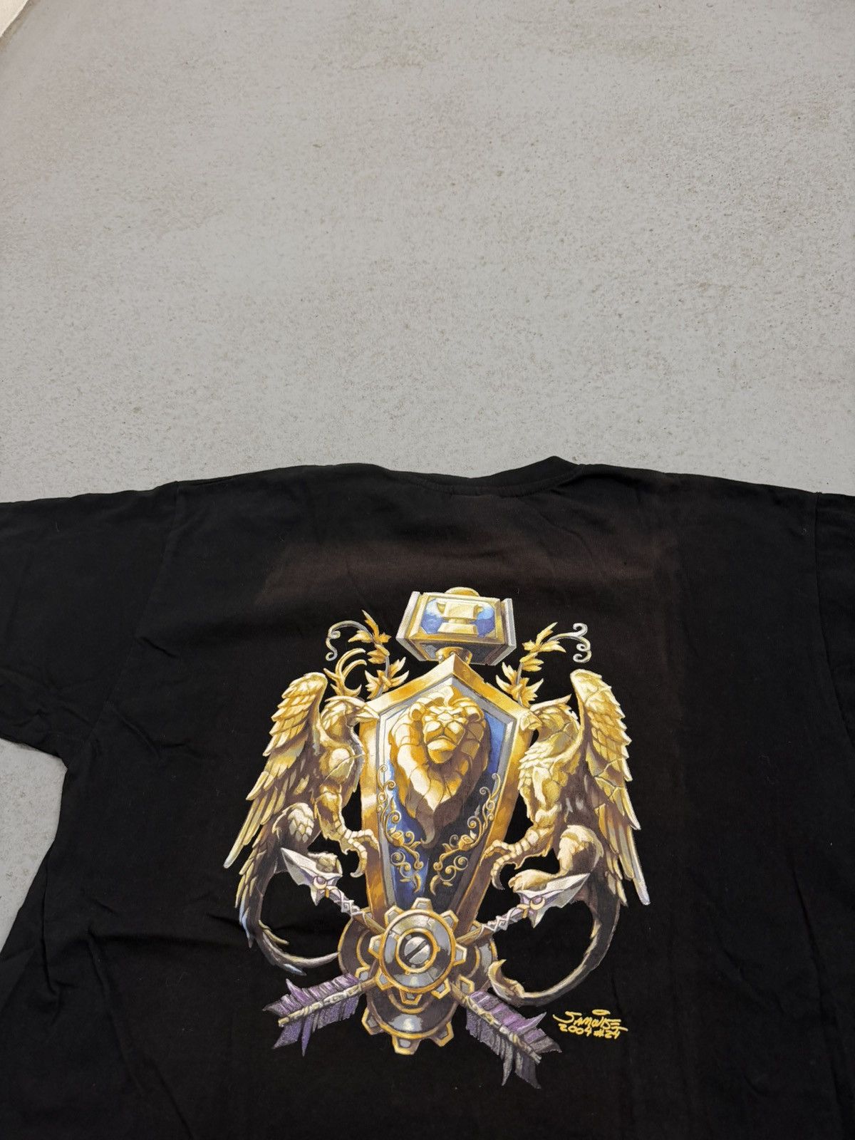 The Game Vintage 2004 World Of Warcraft Game Faded T-Shirt Size US L / EU 52-54 / 3 - 6 Thumbnail