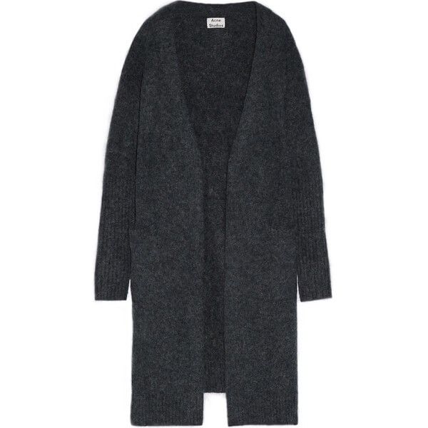 Acne Studios Raya Wool And Mohair Blend Cardigan