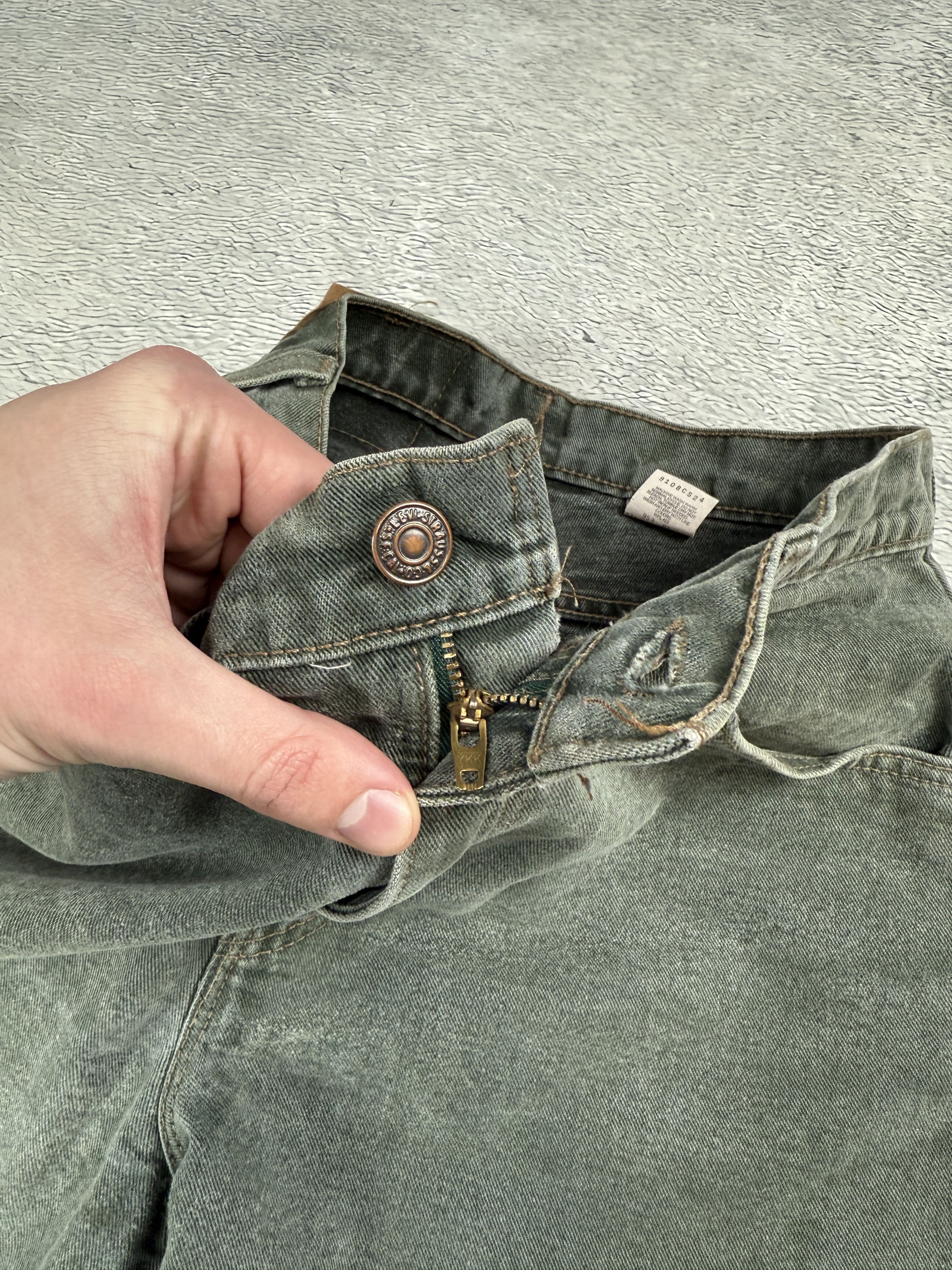 Levi's Vintage 90s Levi's 951 Jeans Orange Tab Relaxed Tapered Leg Size 30" / US 8 / IT 44 - 7 Thumbnail