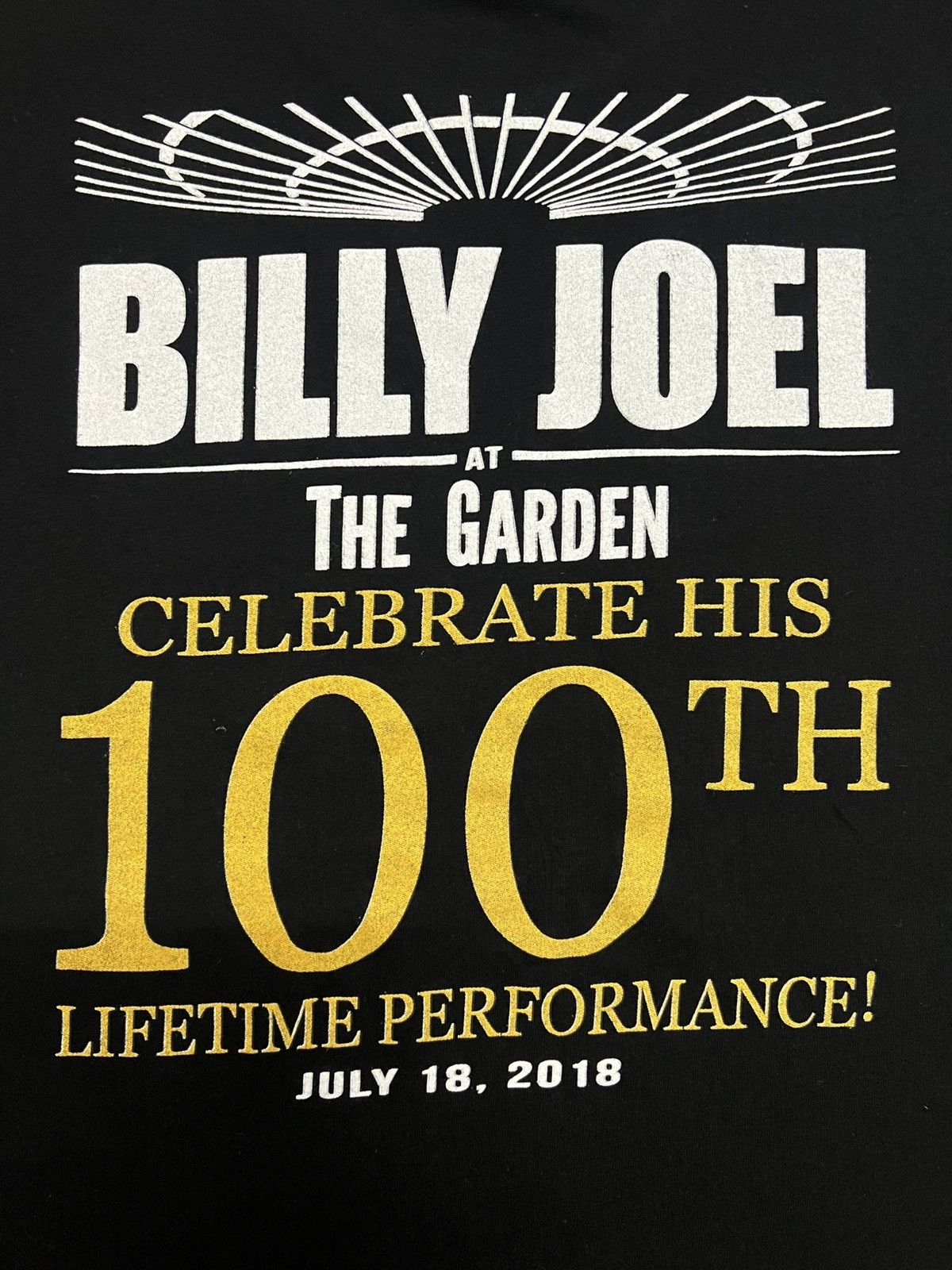 Band Tees Billy Joel In Concert 100th MSG Tour Tee XL Rare Size US XL / EU 56 / 4 - 10 Thumbnail