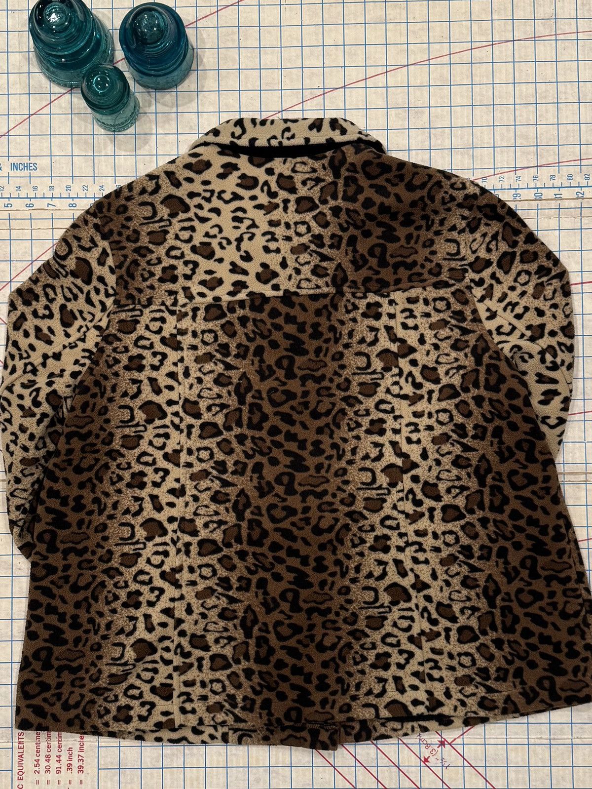 Vintage Vintage Carroll Reed Leopard Print Fleece Jacket Fits W - XL Size XL / US 12-14 / IT 48-50 - 10 Thumbnail