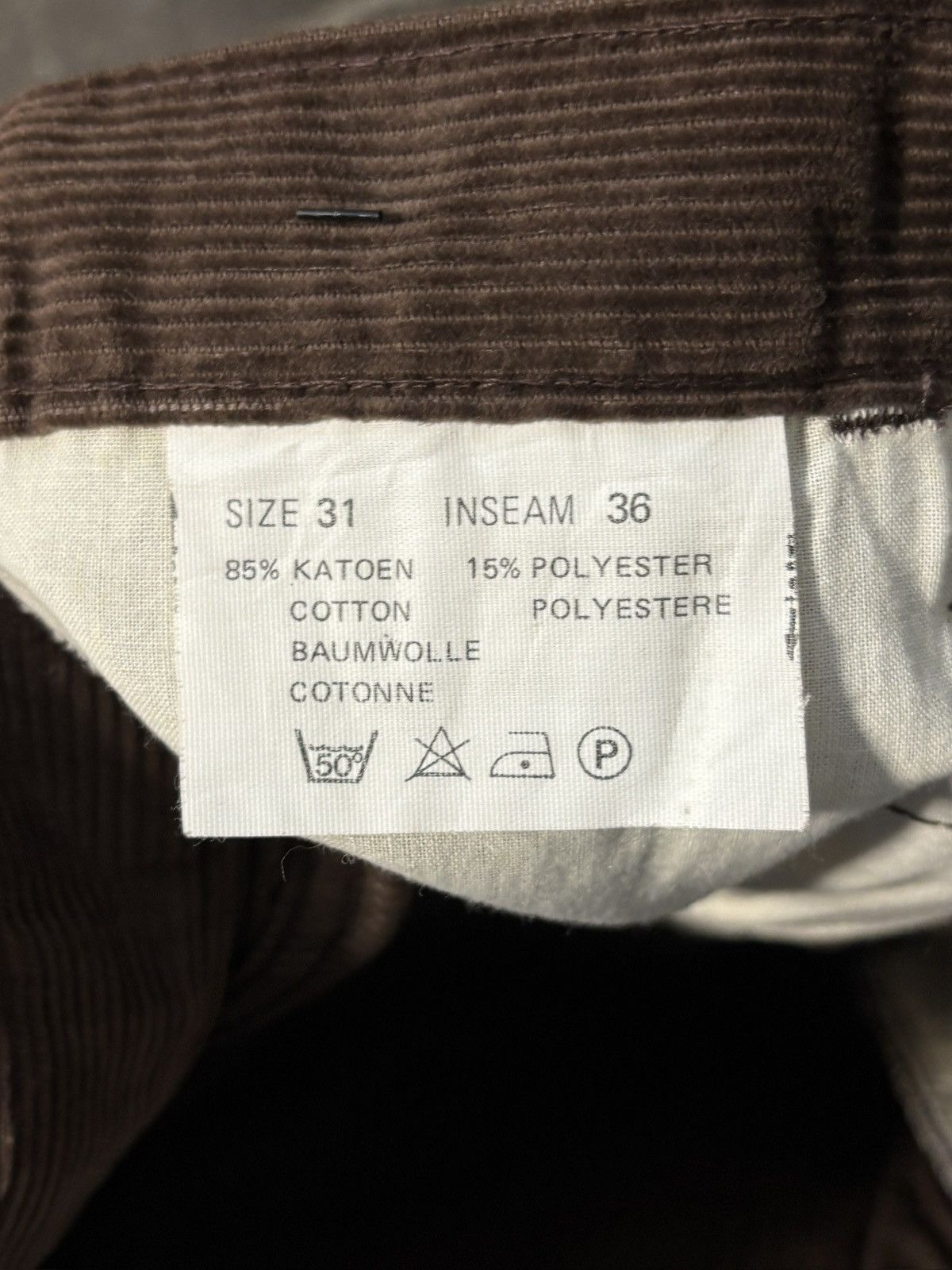 Vintage Deadstock Vintage Corduory Trousers Pants Levi’s 1970s 30x36 Size US 30 / EU 46 - 7 Thumbnail