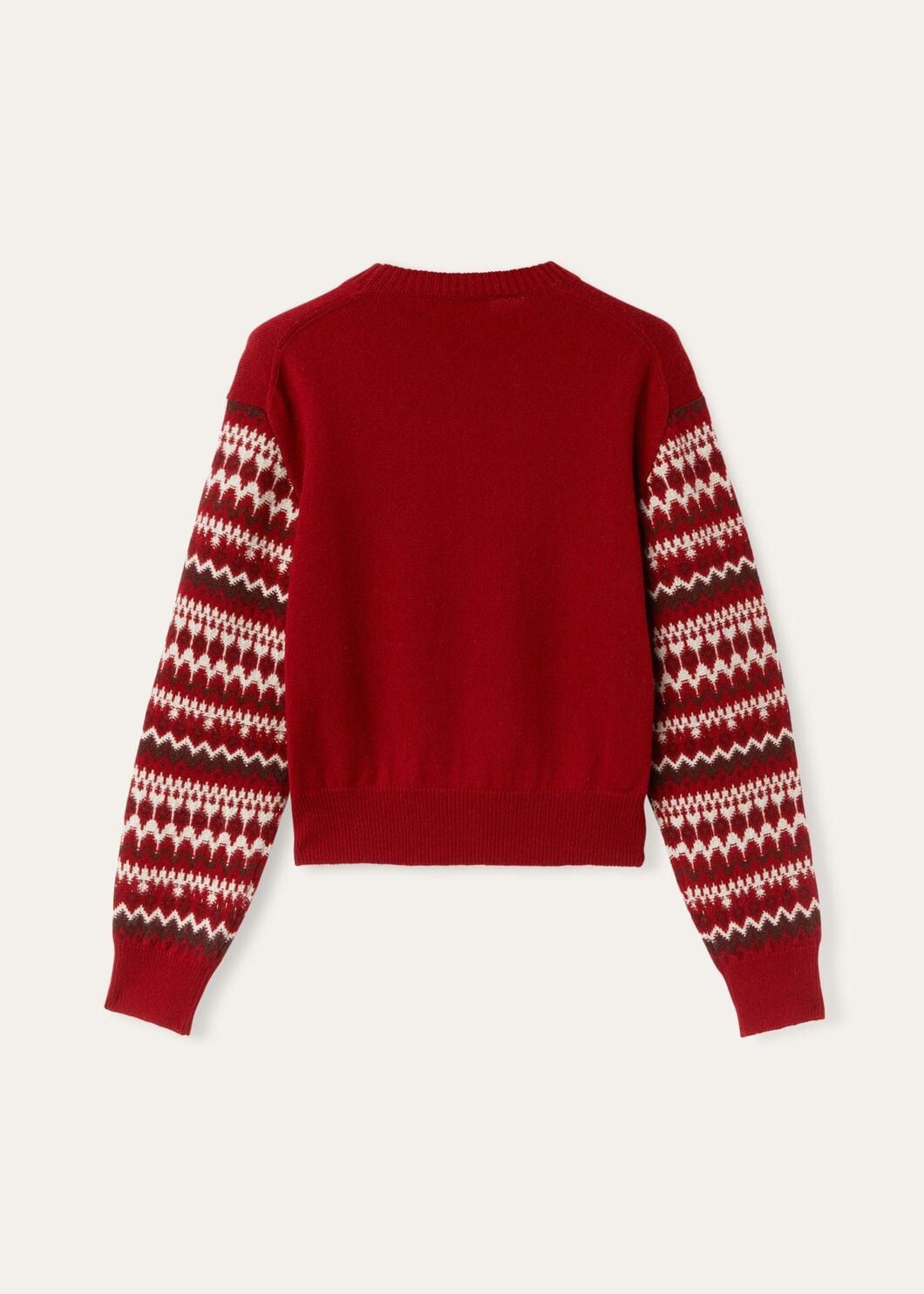 Loro Piana o1w1db10825 FAO5140 Alpe Pile Crewneck Sweater in Red Size XS / US 0-2 / IT 36-38 - 6 Thumbnail