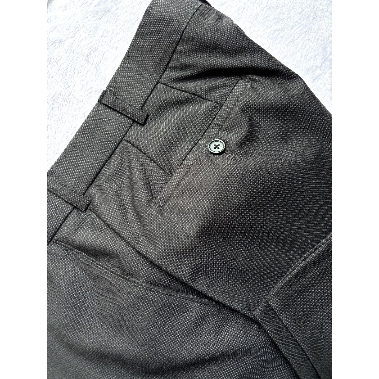 Brooks Brothers Brooks Brothers Brooksease Men's Dress Pants 38x31 Charcoal Size 38R - 1 Thumbnail