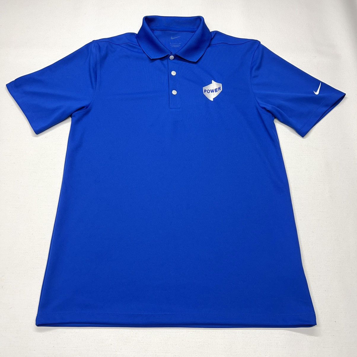 Nike Nike Polo Shirt Blue Golf Embroidered Power Logo Athletic Size US S / EU 44-46 / 1 - 1 Thumbnail