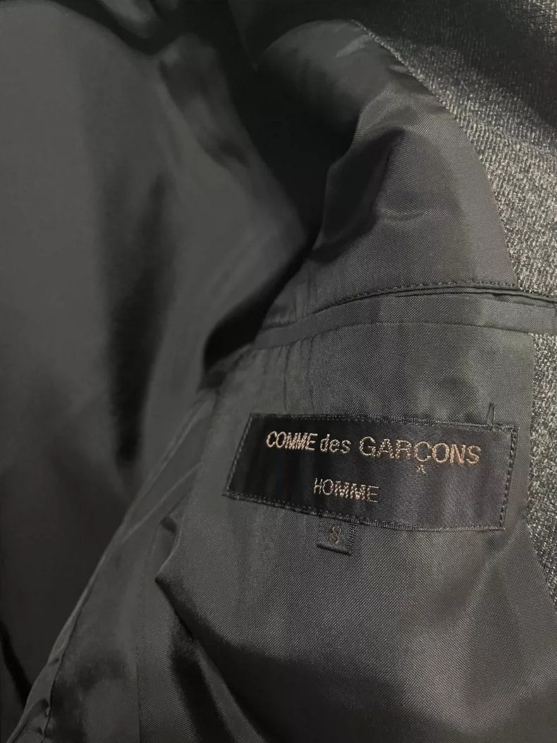 Comme des Garcons Comme des Garçons Dark brown and black wool blazer jacket Size US S / EU 44-46 / 1 - 5 Thumbnail