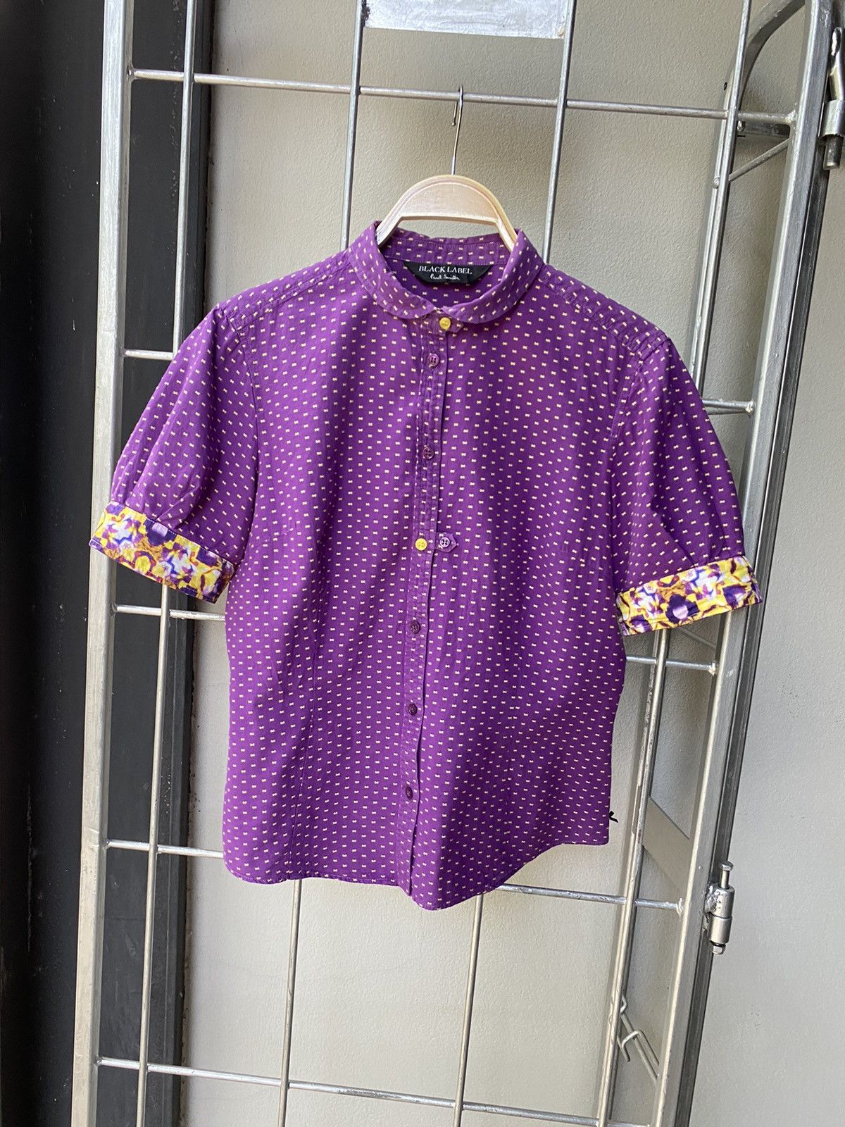 Paul Smith Paul Smith black label purple shirt Size S / US 4 / IT 40 - 17 Thumbnail