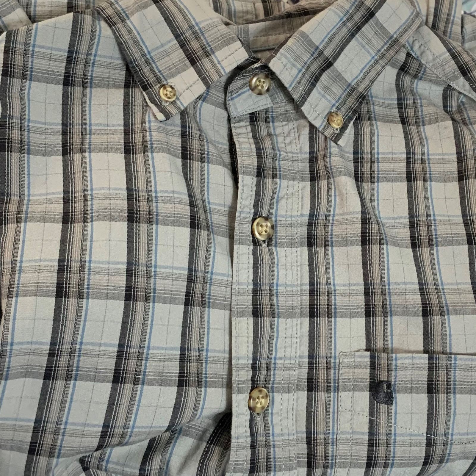 Carhartt Carhartt Plaid Gray Button Down Small Work Shirt Workwear Size US S / EU 44-46 / 1 - 7 Thumbnail