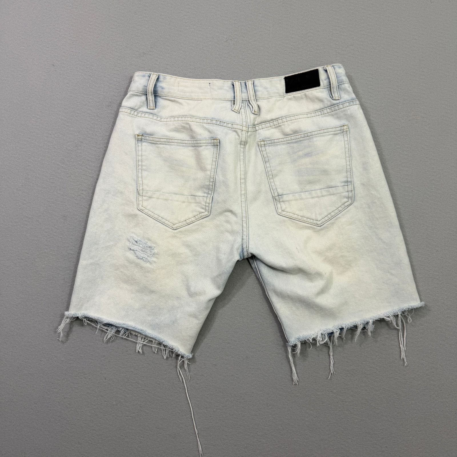 Smoke Rise Smoke Rise Jean Shorts Men's 34 Blue 9" Inseam Distressed Size US 34 / EU 50 - 5 Thumbnail