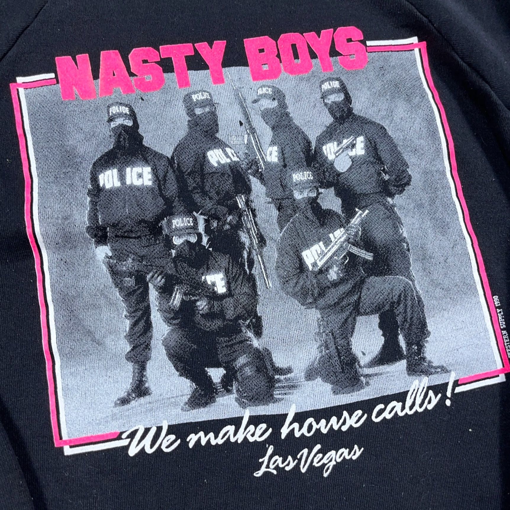 DANCER VINTAGE Signal Sweatshirt Men L Black Crewneck 90s Promo USA - Nasty Boys, Logo, Heavyweight, All Seasons, Knit Cotton Size US L / EU 52-54 / 3 - 6 Thumbnail