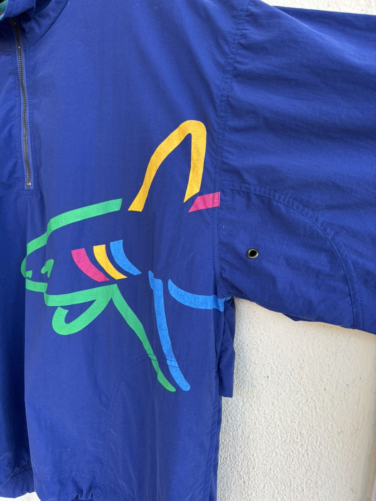 Greg Norman Greg Norman Half Zipper Nylon Windbreaker Size US M / EU 48-50 / 2 - 7 Thumbnail