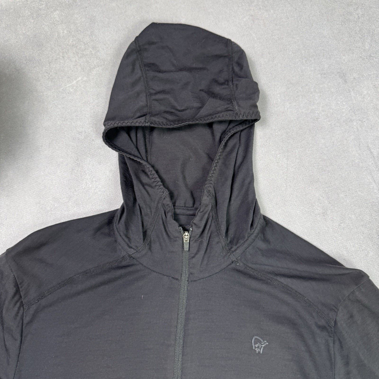 Norrona Narrona Men Wool Hoodie Size S Bkack Outdoor Size US S / EU 44-46 / 1 - 4 Thumbnail