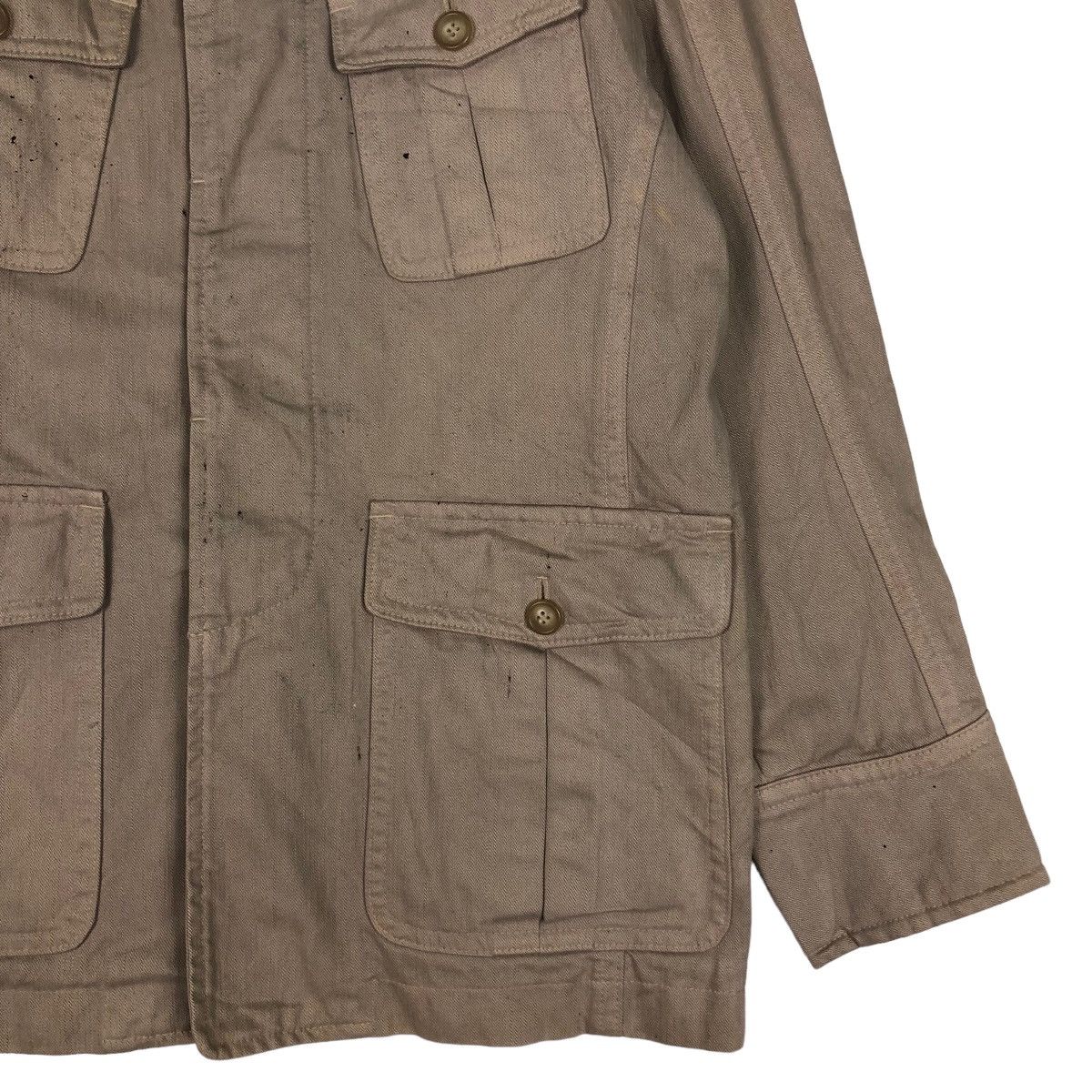 Japanese Brand 🔥Vtg Chore Jacket Military Collection Slant Pocket 3D Size US M / EU 48-50 / 2 - 5 Thumbnail