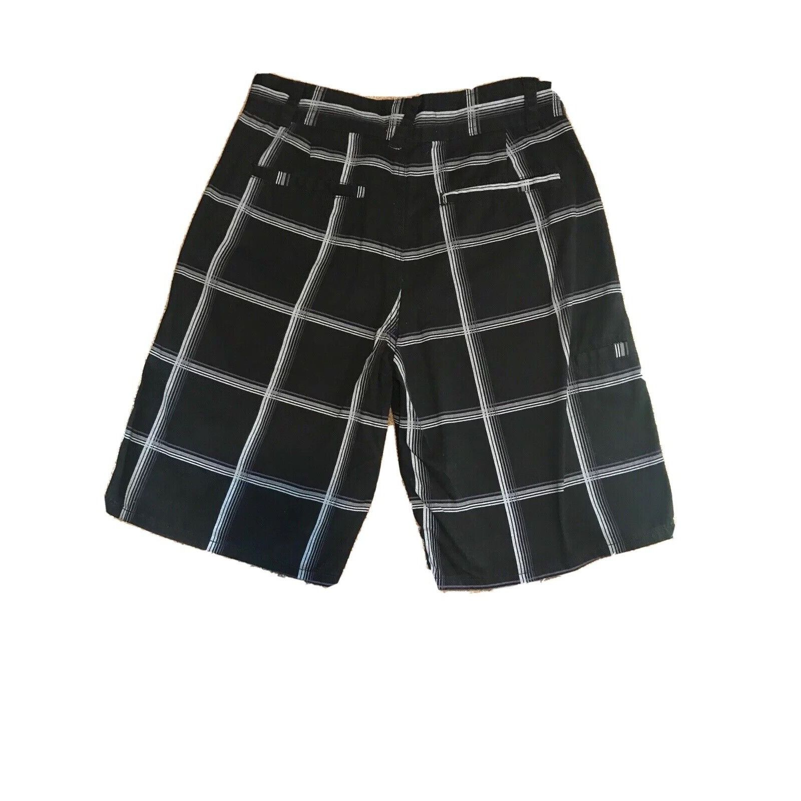 Other Op Ocean Pacific Men’s Cotton Shorts Size 30 Black, White, P Size US 30 / EU 46 - 2 Thumbnail