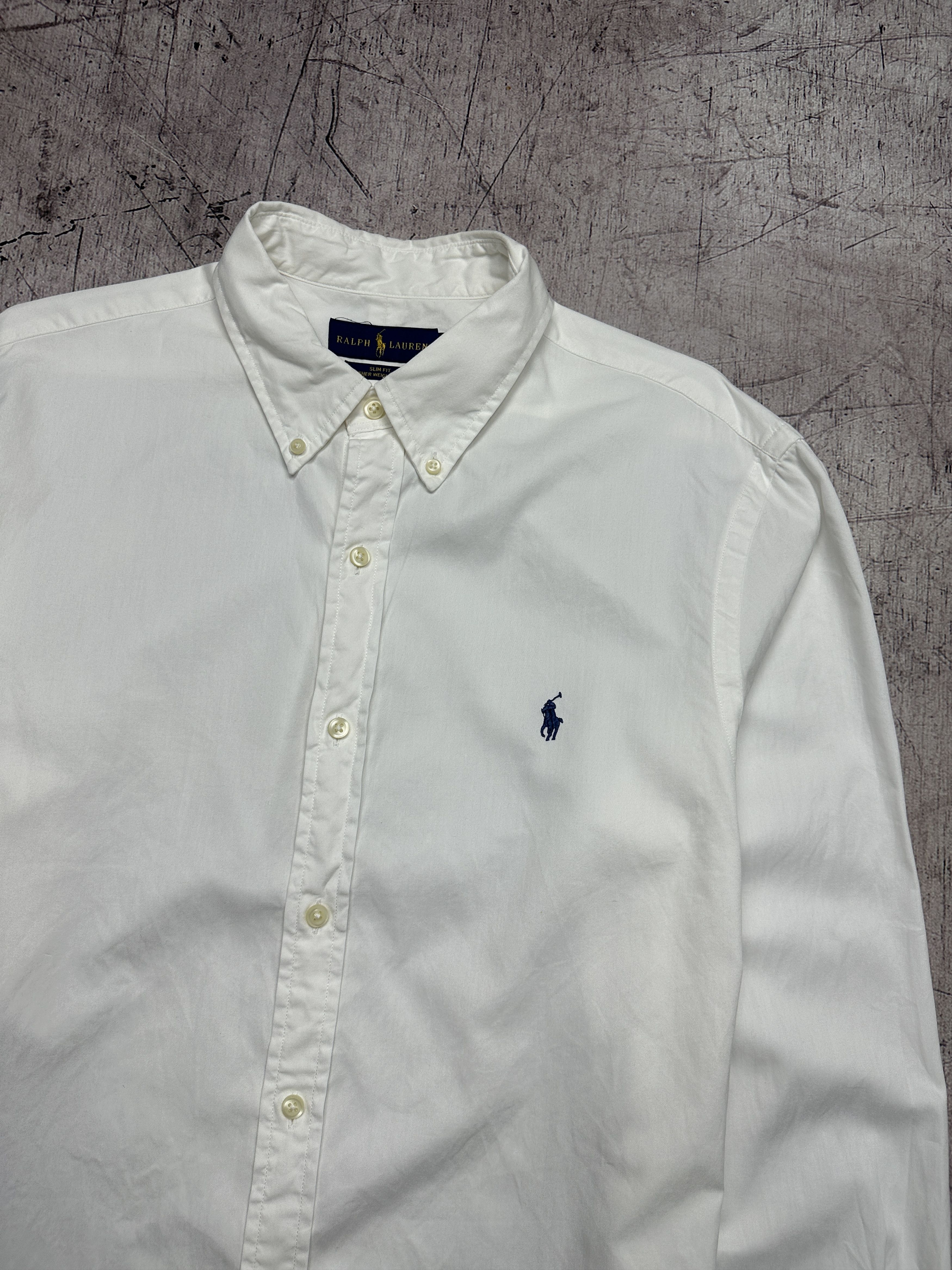 Ralph Lauren Polo Ralph Lauren Mens White Long Sleeve Shirt Size US L / EU 52-54 / 3 - 2 Thumbnail