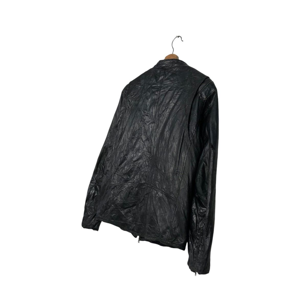 Japanese Brand 🔥VINTAGE BIKER LEATHER JACKET TAKEO KUKICHI ISSEY MIYAKE Size US M / EU 48-50 / 2 - 12 Thumbnail