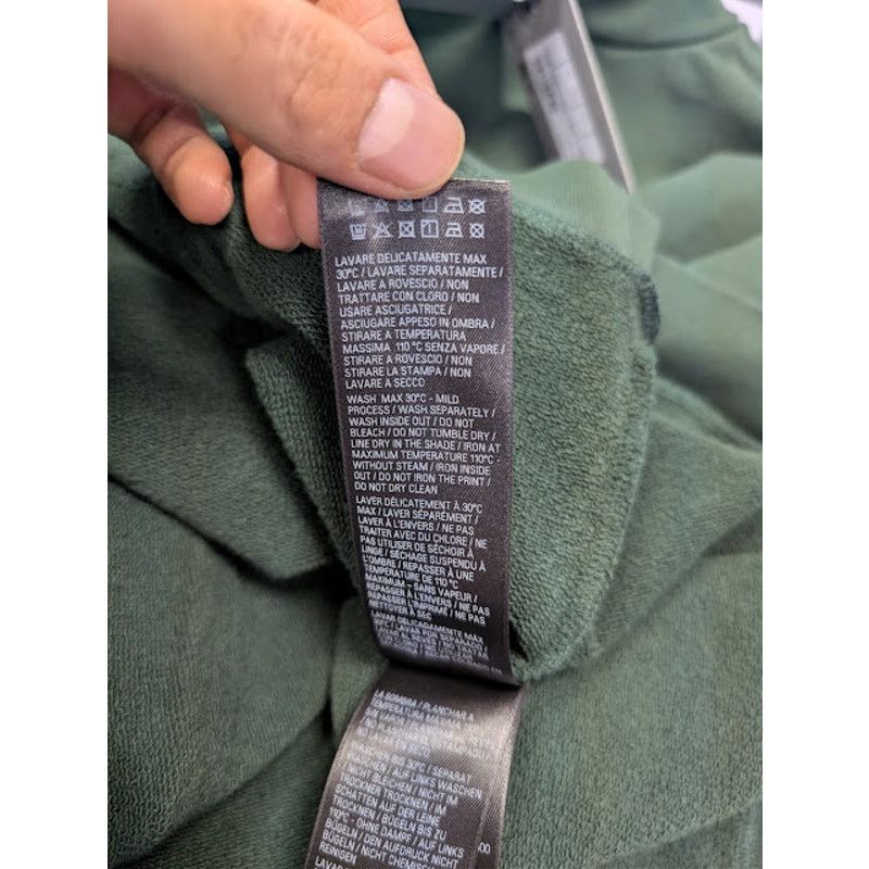 Balenciaga o1rshd1 Ramadan Medium-Fit Hoodie in Green Fleece Size US L / EU 52-54 / 3 - 18 Thumbnail