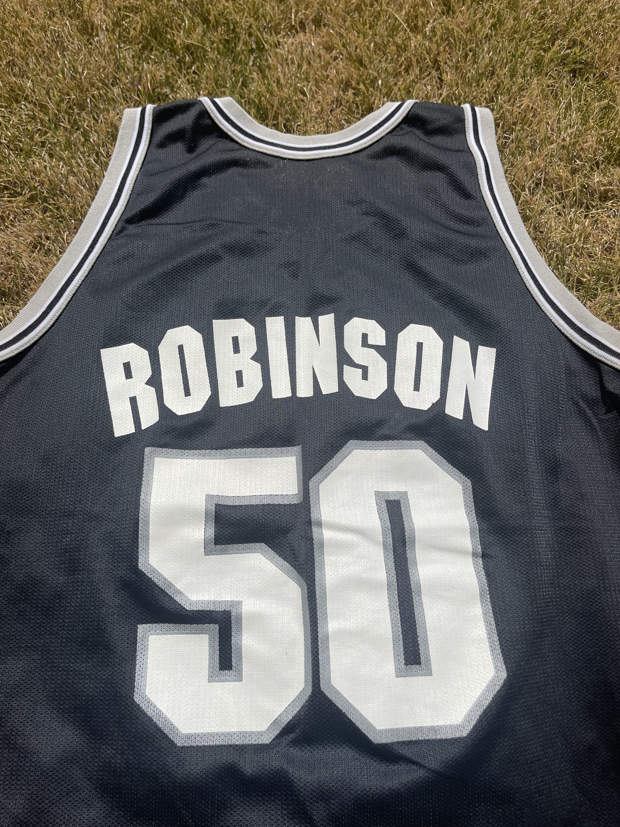Champion × NBA × Vintage 1990's San Antonio Spurs David Robinson NBA Champion Jersey Size US L / EU 52-54 / 3 - 6 Thumbnail