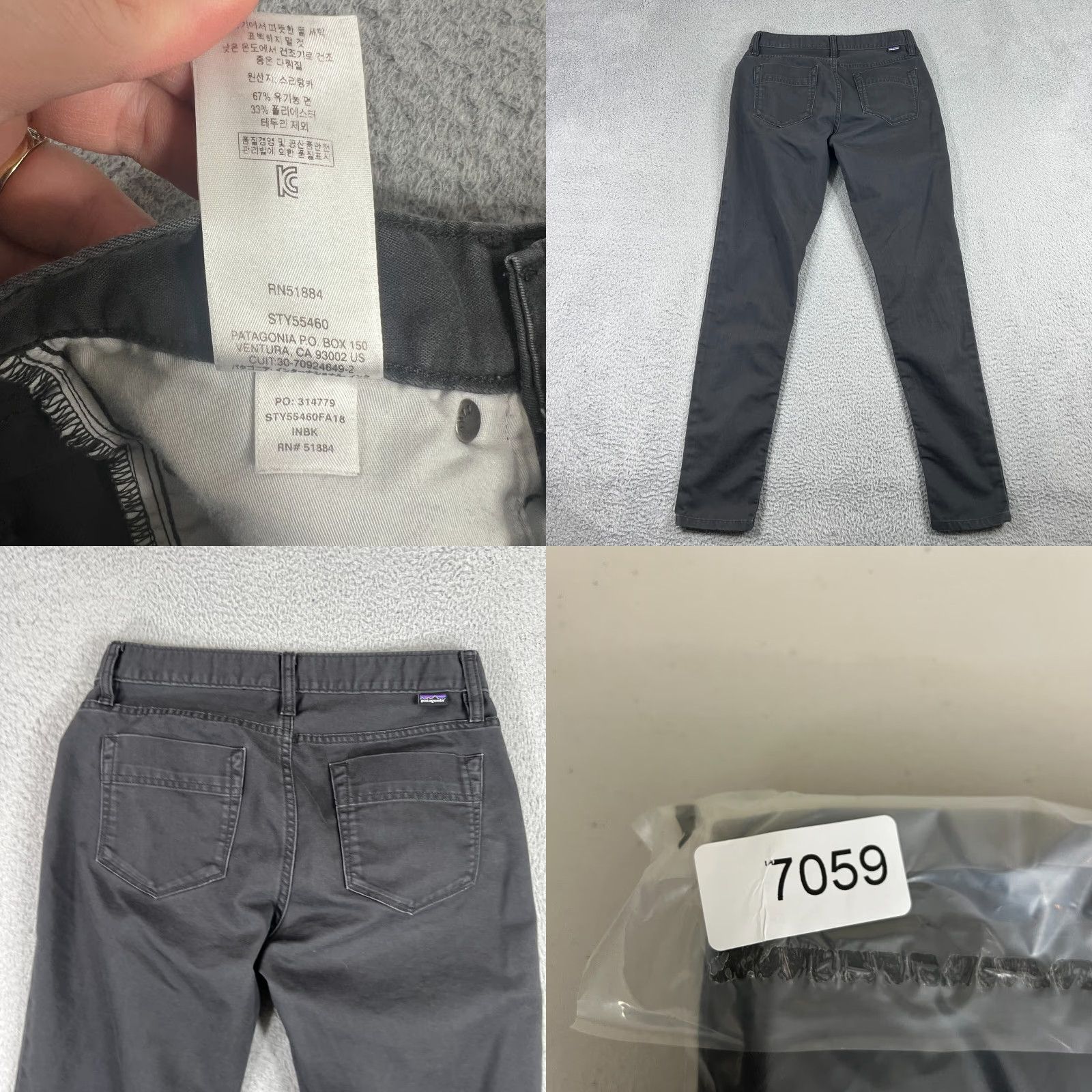 Patagonia Patagonia Women’s Pinyon Pines Black Pants Size 4 Style 55460 Size 27" / US 4 / IT 40 - 8 Thumbnail