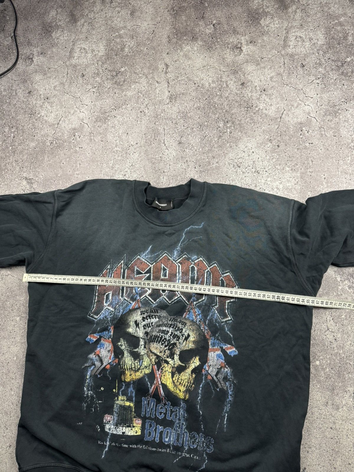 Dsquared2 VINTAGE DSQUARED HEAVY METAL BROTHERS Y2K ROCK SWEATSHIRT 00 Size US L / EU 52-54 / 3 - 8 Thumbnail