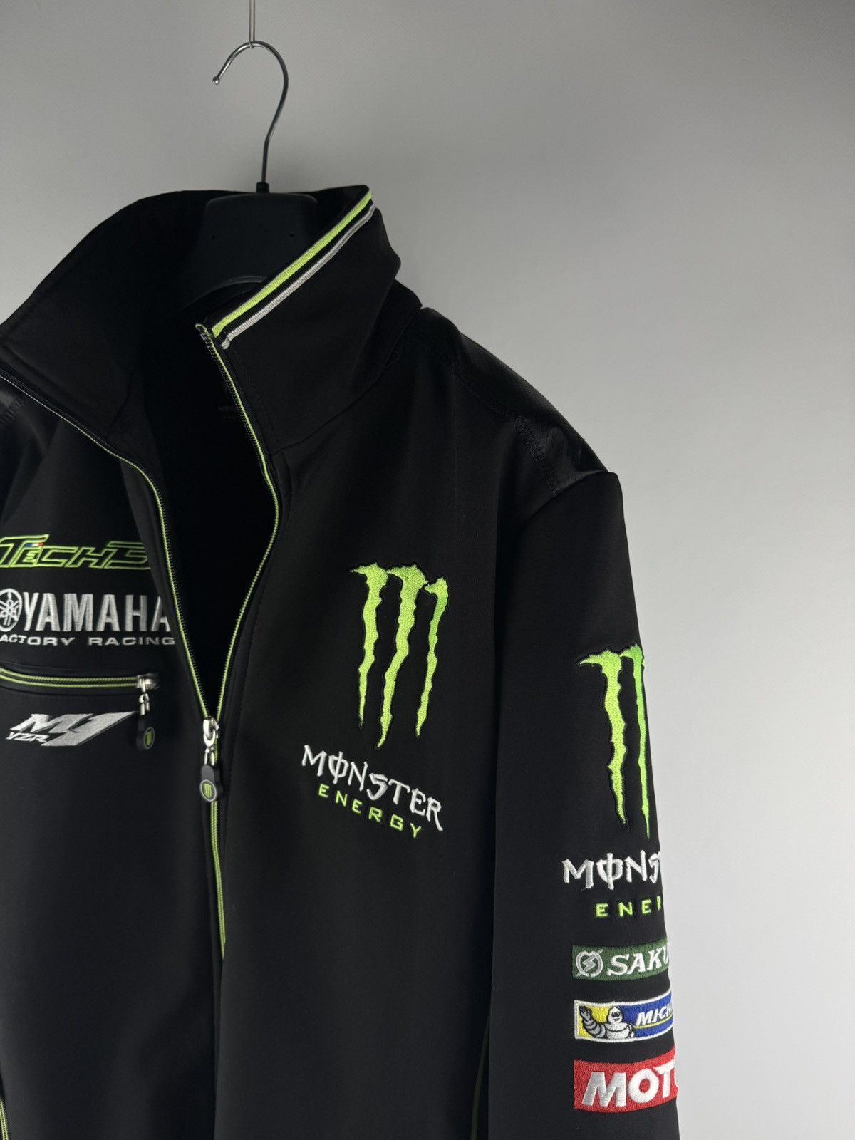 Fox Racing Monster Energy Yamaha Tech3 Softshell Racing Jacket Black Size US S / EU 44-46 / 1 - 4 Thumbnail