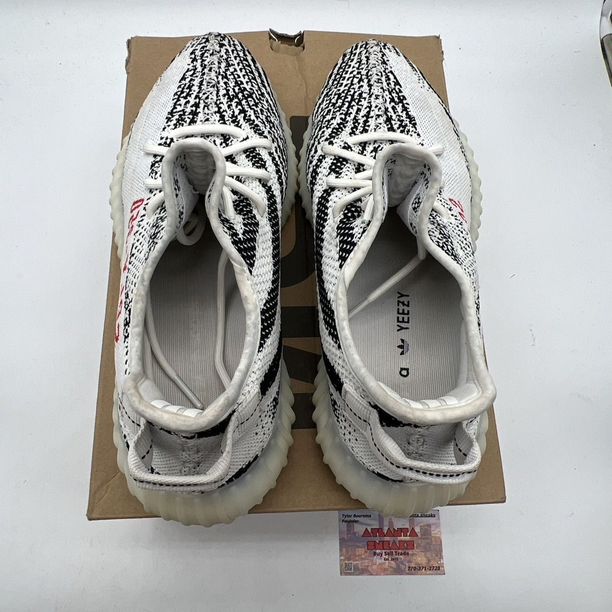 Adidas Yeezy boost 350 zebra Size US 11.5 / EU 44-45 - 7 Thumbnail