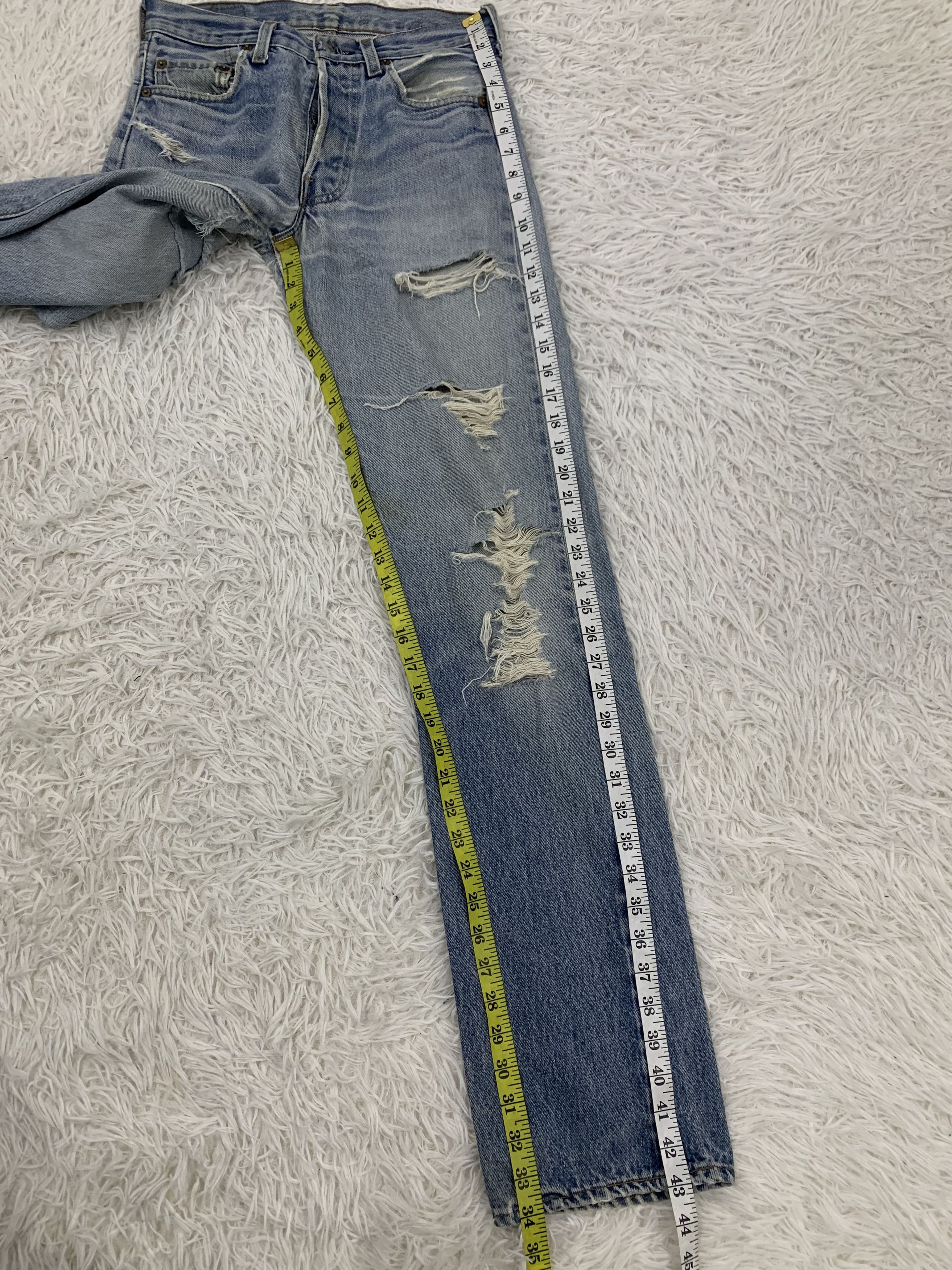 Levi's Vtg 80s Levi's 501 Selfedge Jeans Pant Button 524 Size US 28 / EU 44 - 18 Thumbnail