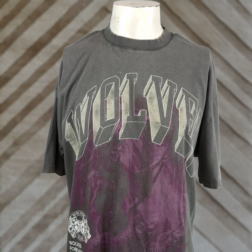 Darc Sport Darc Sport Wolves Club Premium Graphic Tee Mens M Charcoal Grey Size US M / EU 48-50 / 2 - 1 Thumbnail