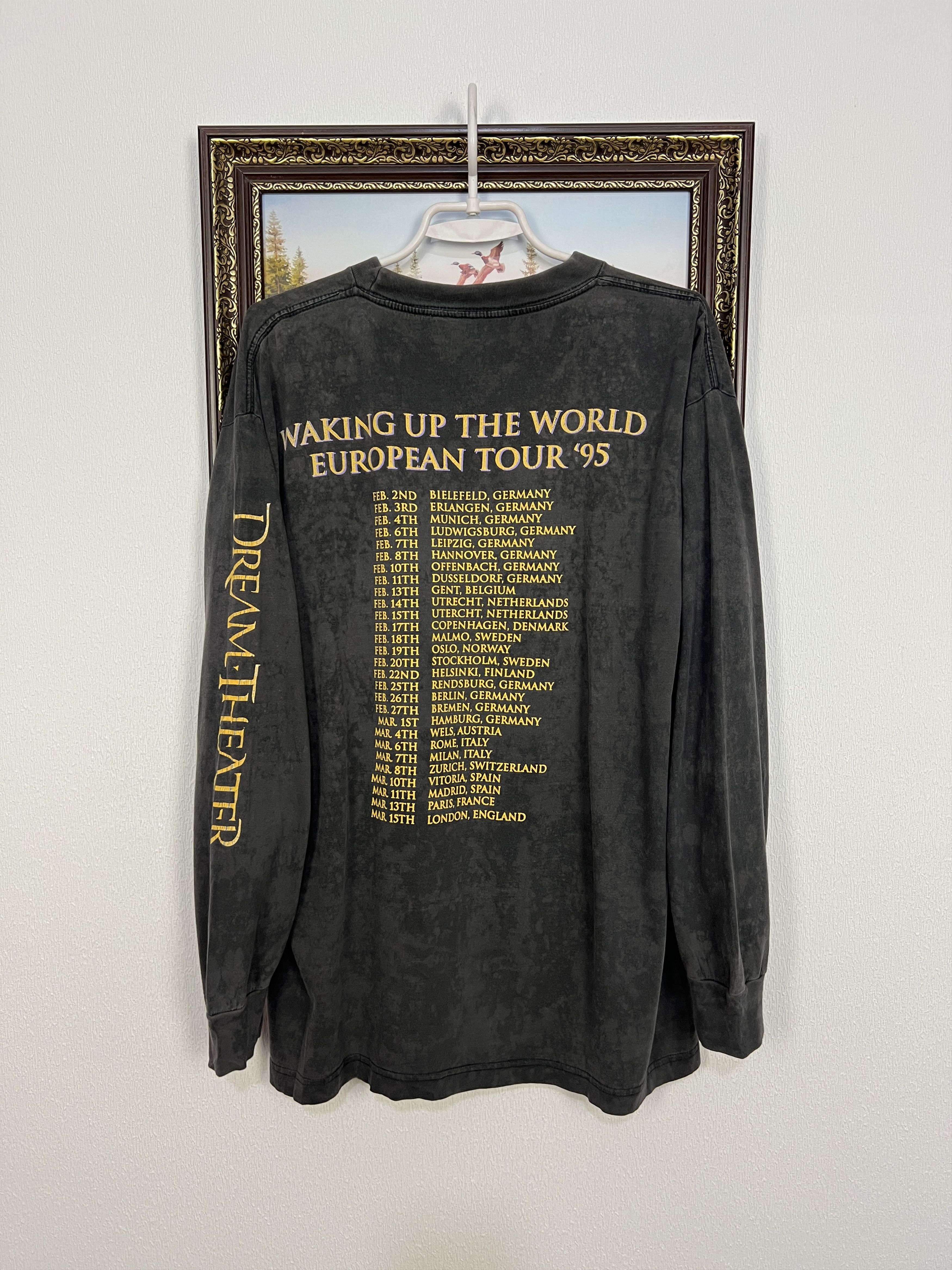Vintage Vintage 90's Dream Theater Waking Up The World Long Shirt Size US L / EU 52-54 / 3 - 8 Thumbnail