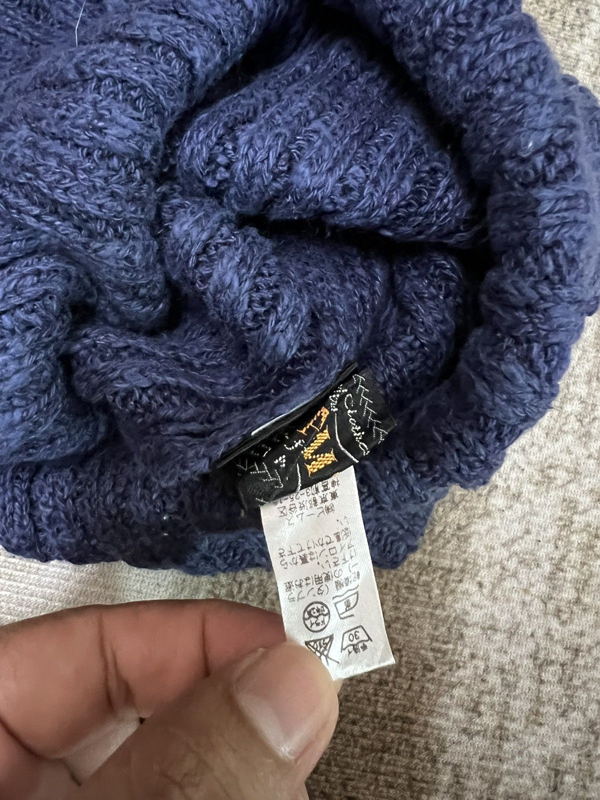 Beams Plus Beams Plus Indigo Plain Beanie Hats Size ONE SIZE - 8 Thumbnail