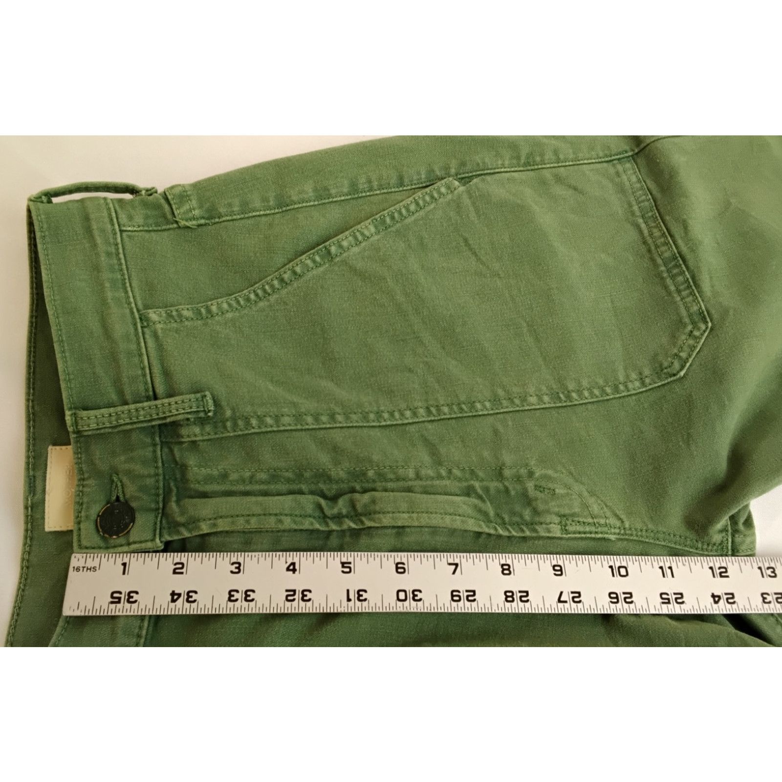 MOTHER Mother The Wrapper Patch Springy Ankle Jeans Size 26 Green Size 26" / US 2 / IT 38 - 13 Thumbnail