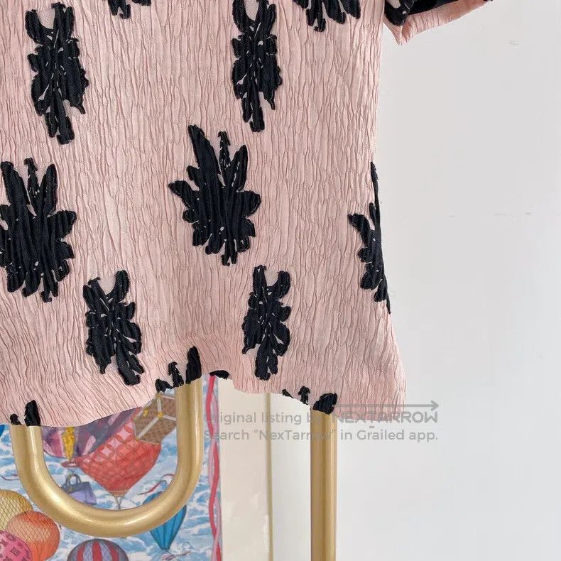 Balenciaga Balenciaga Pink Floral Top Size XS / US 0-2 / IT 36-38 - 4 Thumbnail