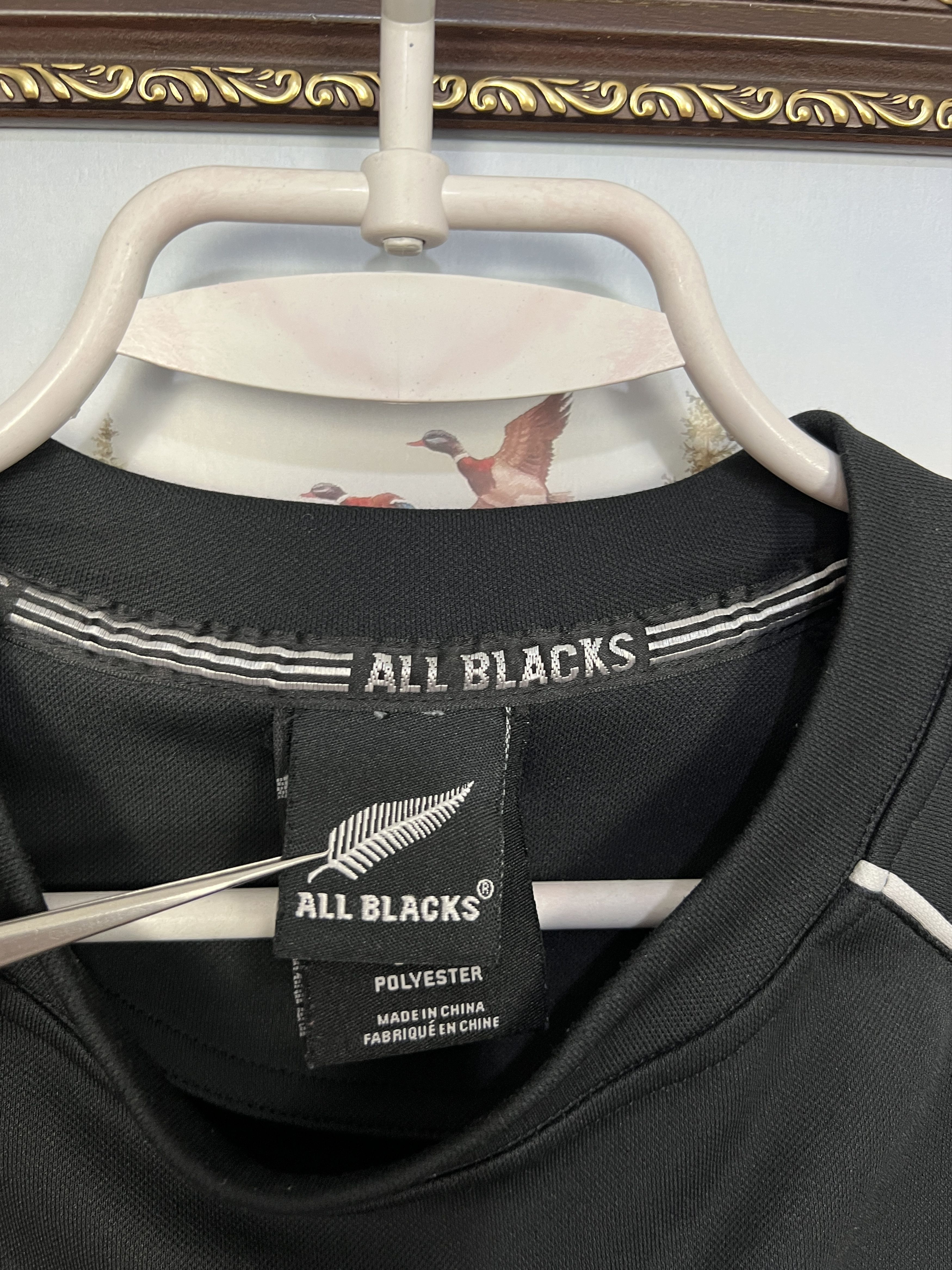 Adidas Vintage All Black New Zealand Rugby Union Train Sweatshirt Size US S / EU 44-46 / 1 - 6 Thumbnail