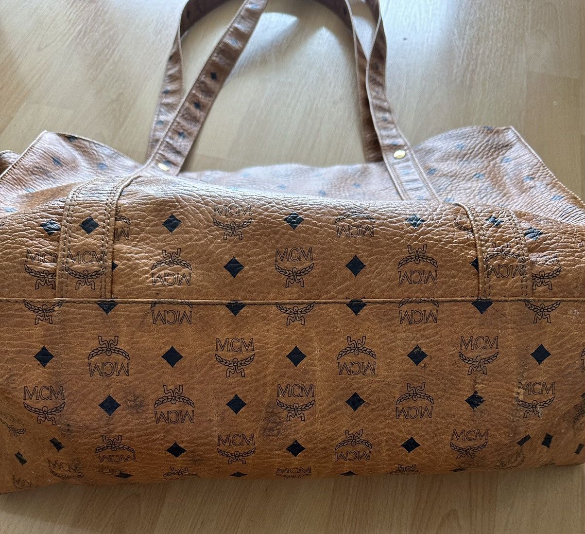 MCM Vintage 90s MCM Monogram Shoulder Bag Size ONE SIZE - 13 Thumbnail